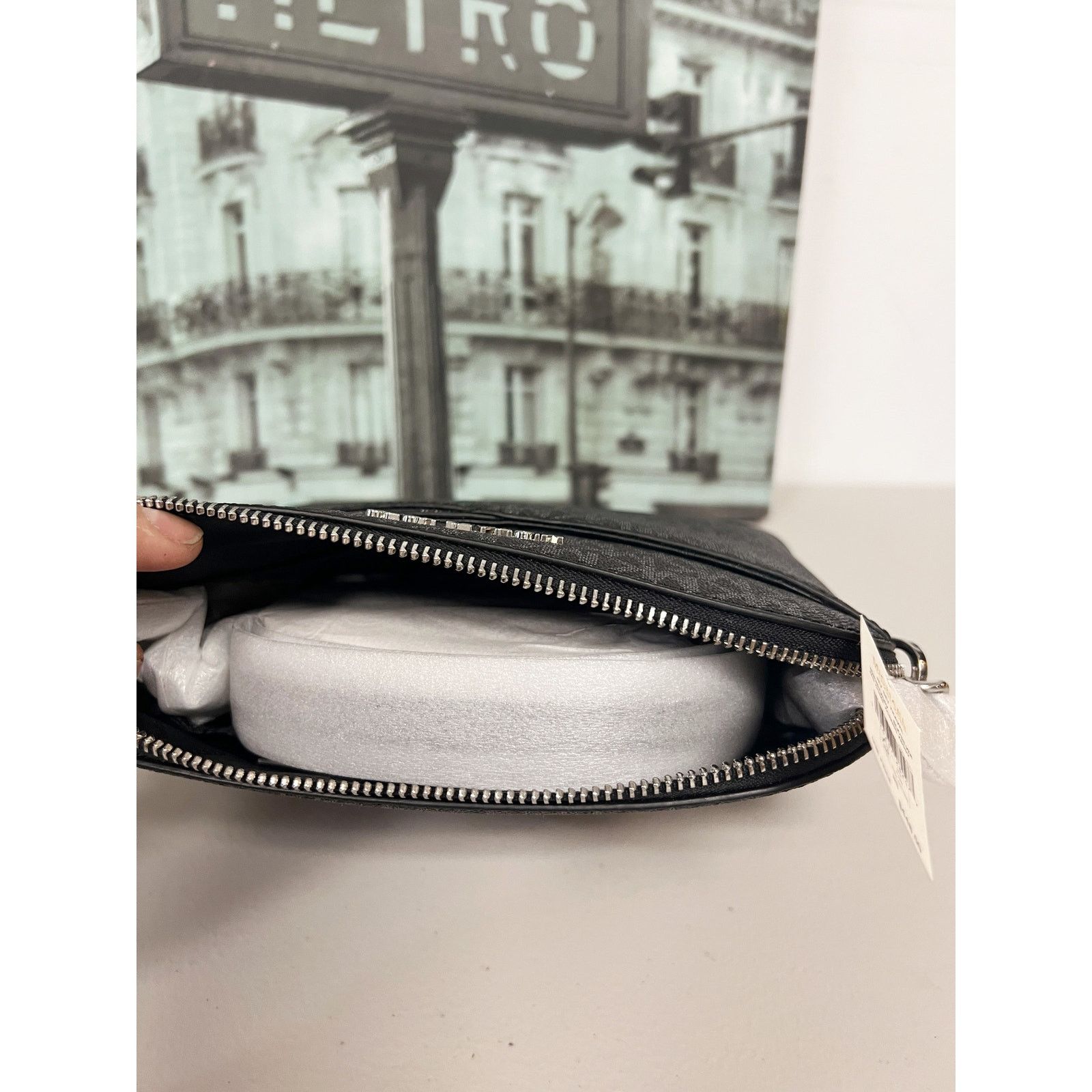 Michael Kors Michael Kors 35H3STVC6V Medium Logo Dome Crossbody Metallic Size ONE SIZE - 6 Thumbnail