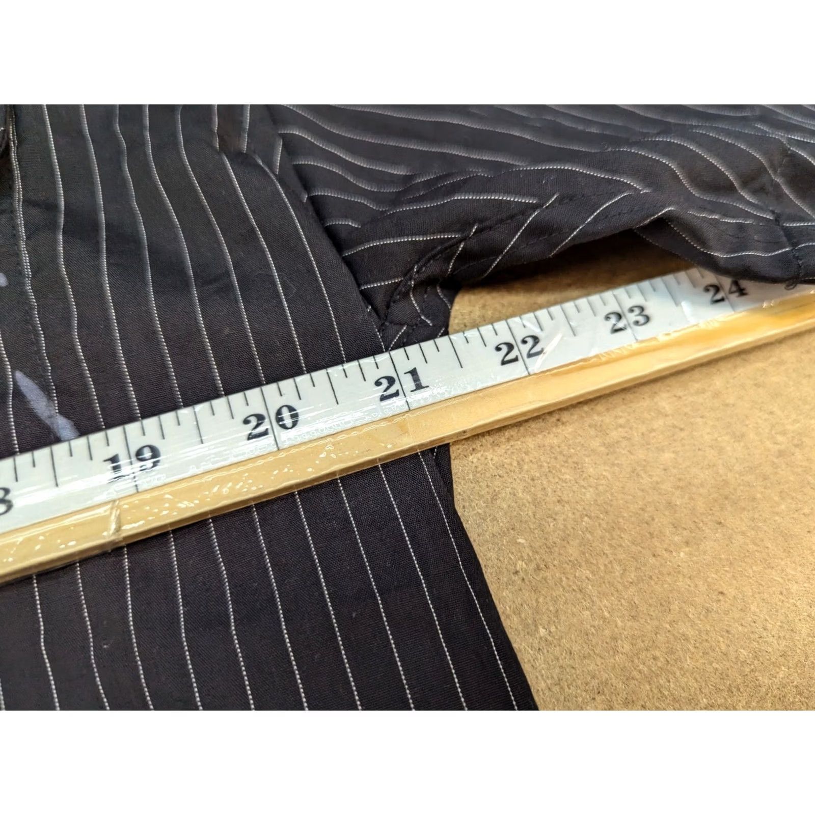 Vintage VINTAGE Vision Street Wear Shirt Mens Button-Up Short Sleeve Striped Size M Black Cotton Polyester Canvas Button-Up Mens Size US M / EU 48-50 / 2 - 7 Thumbnail