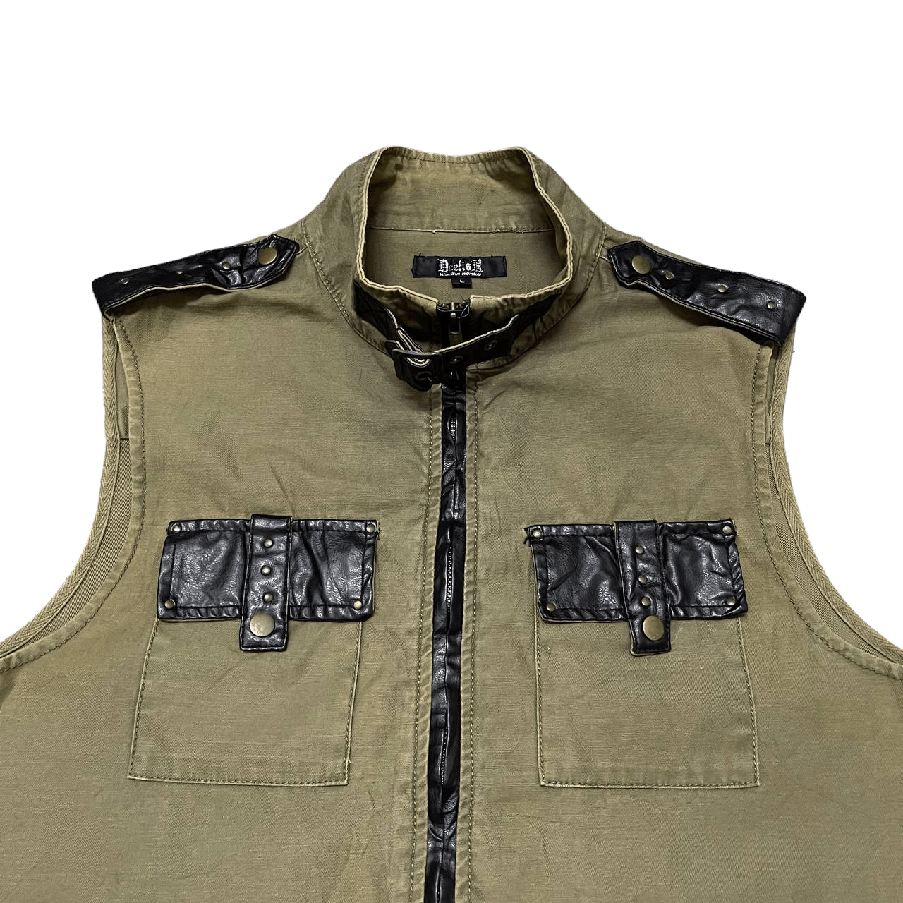 Japanese Brand Vintage Deelish Multi Pocket Vest Tactical Size US L / EU 52-54 / 3 - 2 Thumbnail