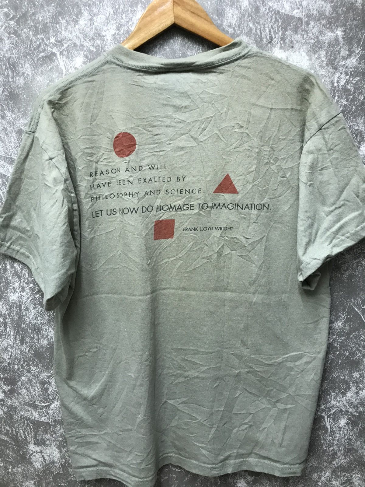 Arts & Science Vintage90s Frank Lloyd Wright Art Tee Size US L / EU 52-54 / 3 - 2 Thumbnail