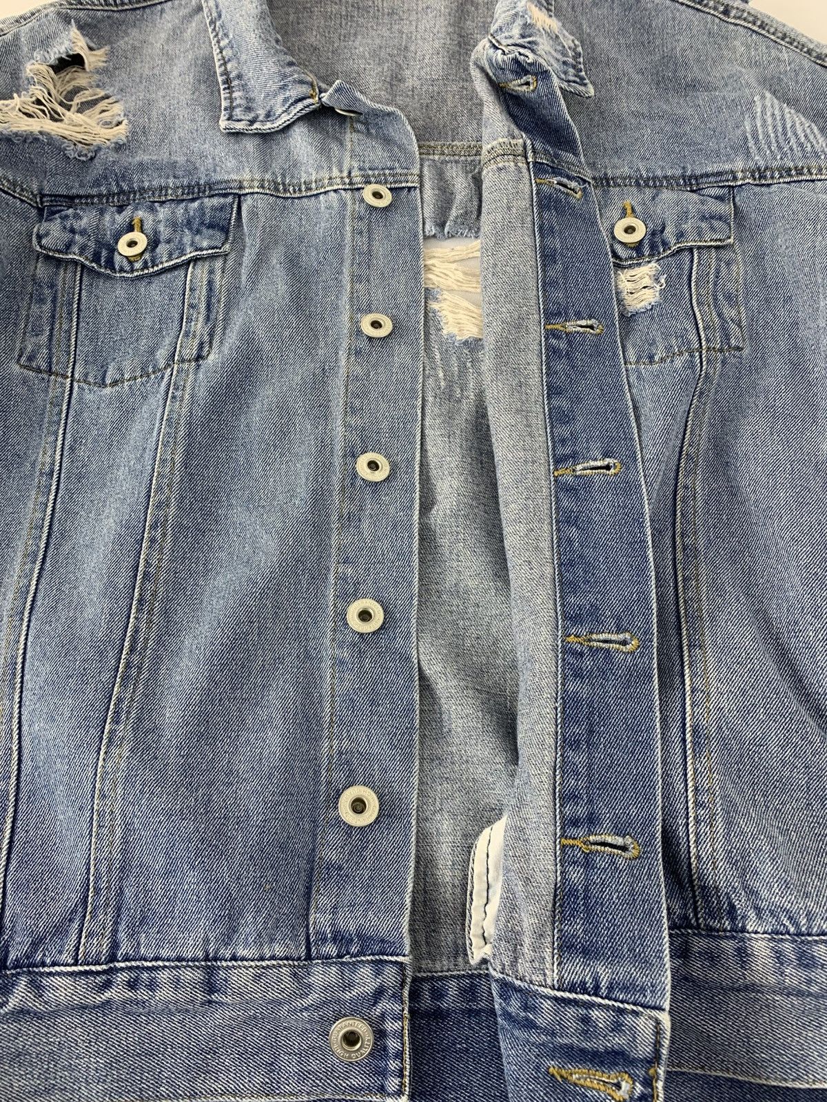 Vintage Gorge Indigo Denim Jacket Double Pocket Western Style Size L / US 10 / IT 46 - 5 Thumbnail