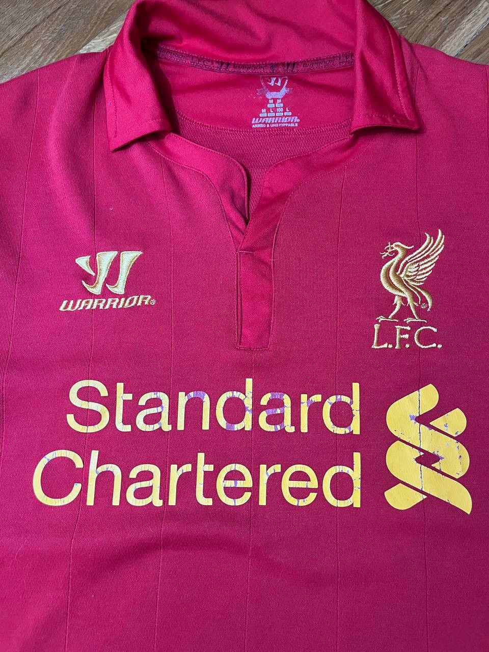 Warrior Liverpool FC 2012-2013 Warrior Home soccer jersey Size US L / EU 52-54 / 3 - 3 Thumbnail