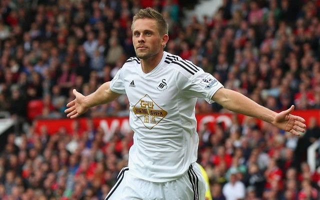 Adidas SWANSEA 2014 2015 SIGURDSSON FOOTBALL SHIRT SOCCER JERSEY Size US L / EU 52-54 / 3 - 11 Thumbnail