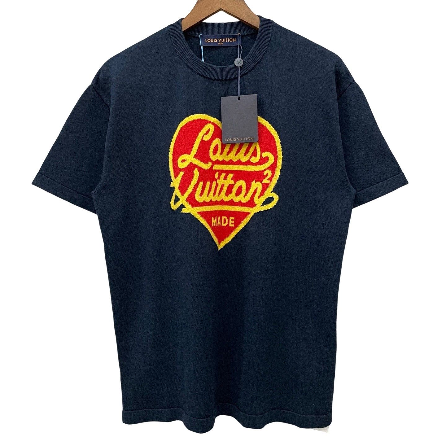 Louis Vuitton Louis Vuitton x Nigo Heart Logo Knit T-Shirt M Size US M / EU 48-50 / 2 - 1 Thumbnail