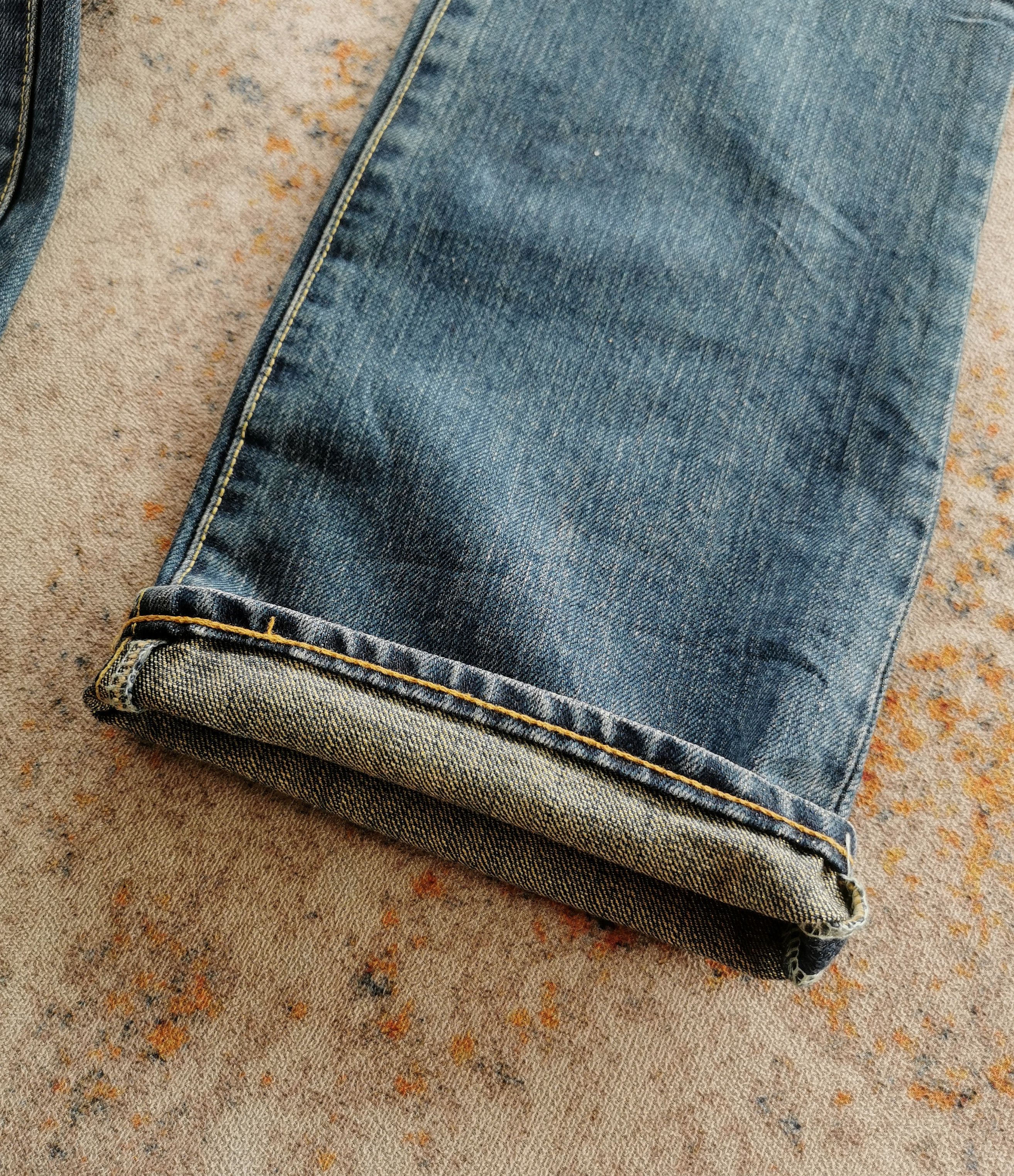 Tornado Mart Avantgarde distressed flared denim jeans SIZE 30'x32' Size US 30 / EU 46 - 11 Thumbnail