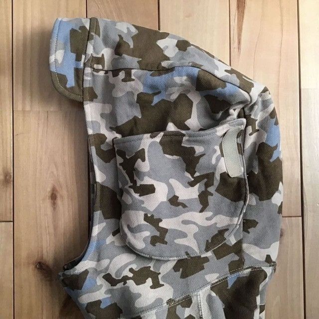 Bape BAPE SAND CAMO MILITARY RELAXED FIT FULL ZIP MASK HOODIE APE Size US L / EU 52-54 / 3 - 4 Thumbnail