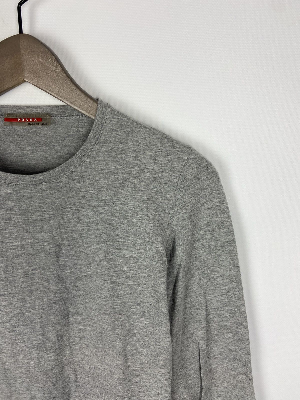 Prada Vintage PRADA Long Sleeve T-Shirt Blouse Red Tab Women's Size S / US 4 / IT 40 - 4 Thumbnail