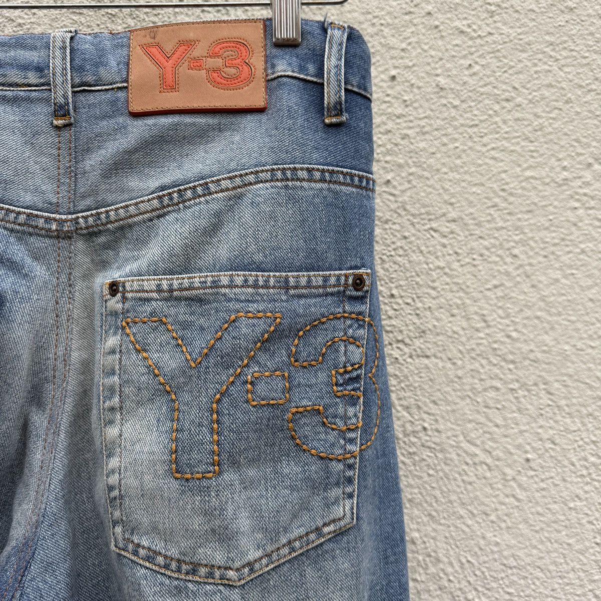 Y-3 Y-3 by Yohji Yamamoto Wide Leg Denim Jeans Size US 32 / EU 48 - 3 Thumbnail