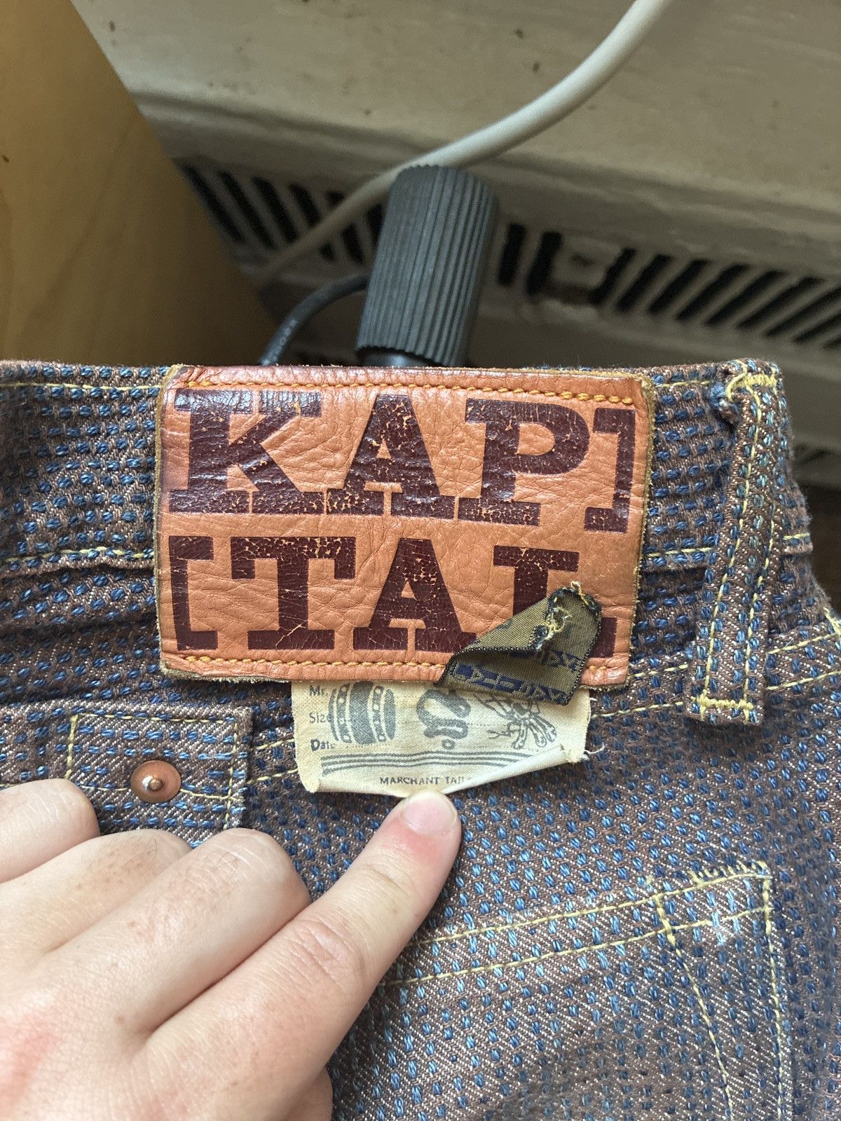 Kapital Century Denim Red/Blue Size US 30 / EU 46 - 3 Thumbnail