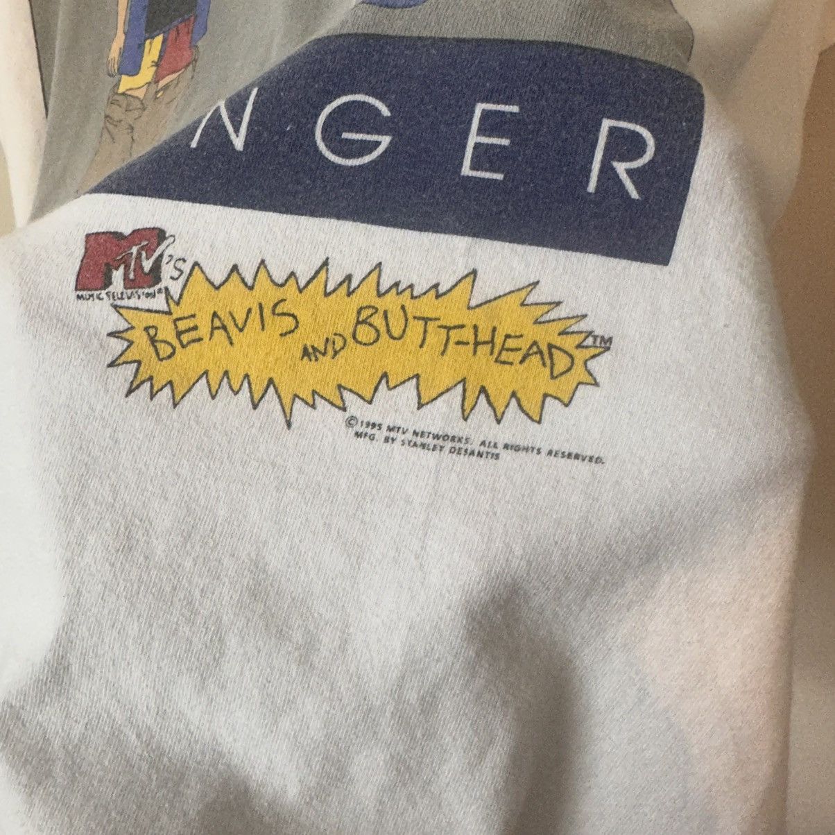 Mtv Vintage Beavis and Butthead Tommy Pullmyfinger Tee Shirt XL Size US XL / EU 56 / 4 - 3 Thumbnail