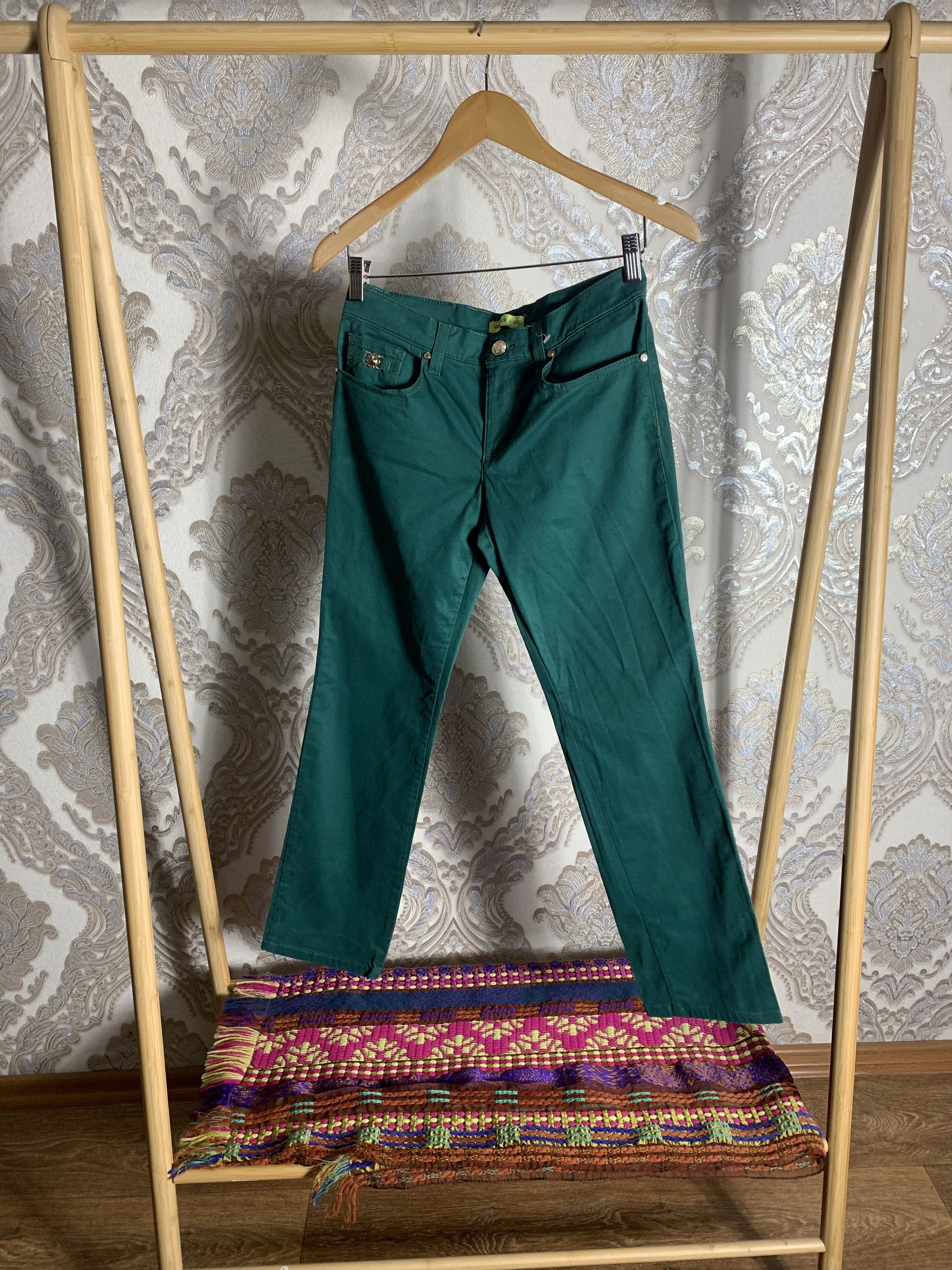 Versace VINTAGE VERSACE JEANS COUTURE ITALIAN DESIGNER RETRO Y2K Size 27" / US 4 / IT 40 - 2 Thumbnail