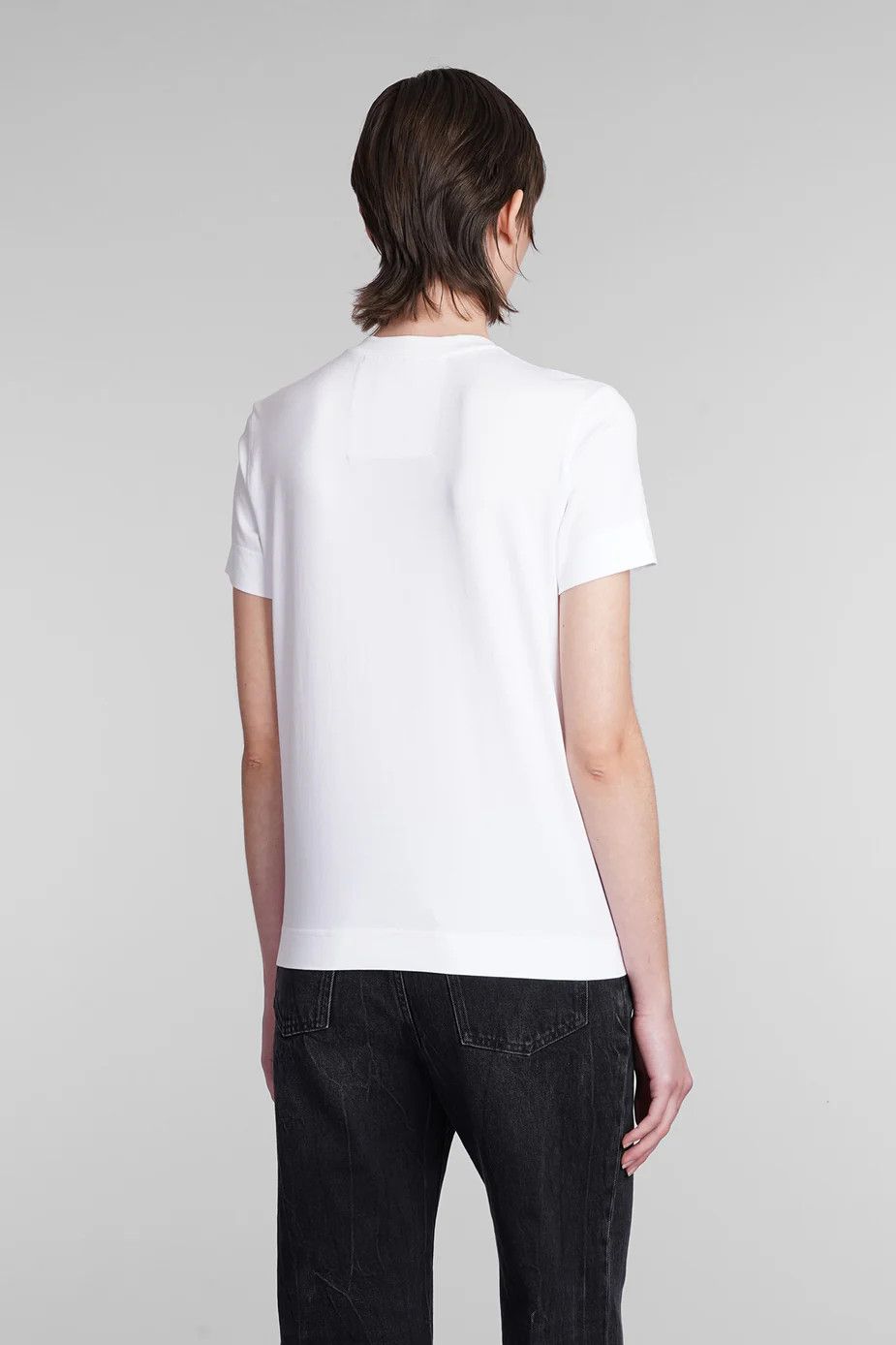 Givenchy o1w1db10325 Slim T-Shirt in White Size S / US 4 / IT 40 - 3 Thumbnail