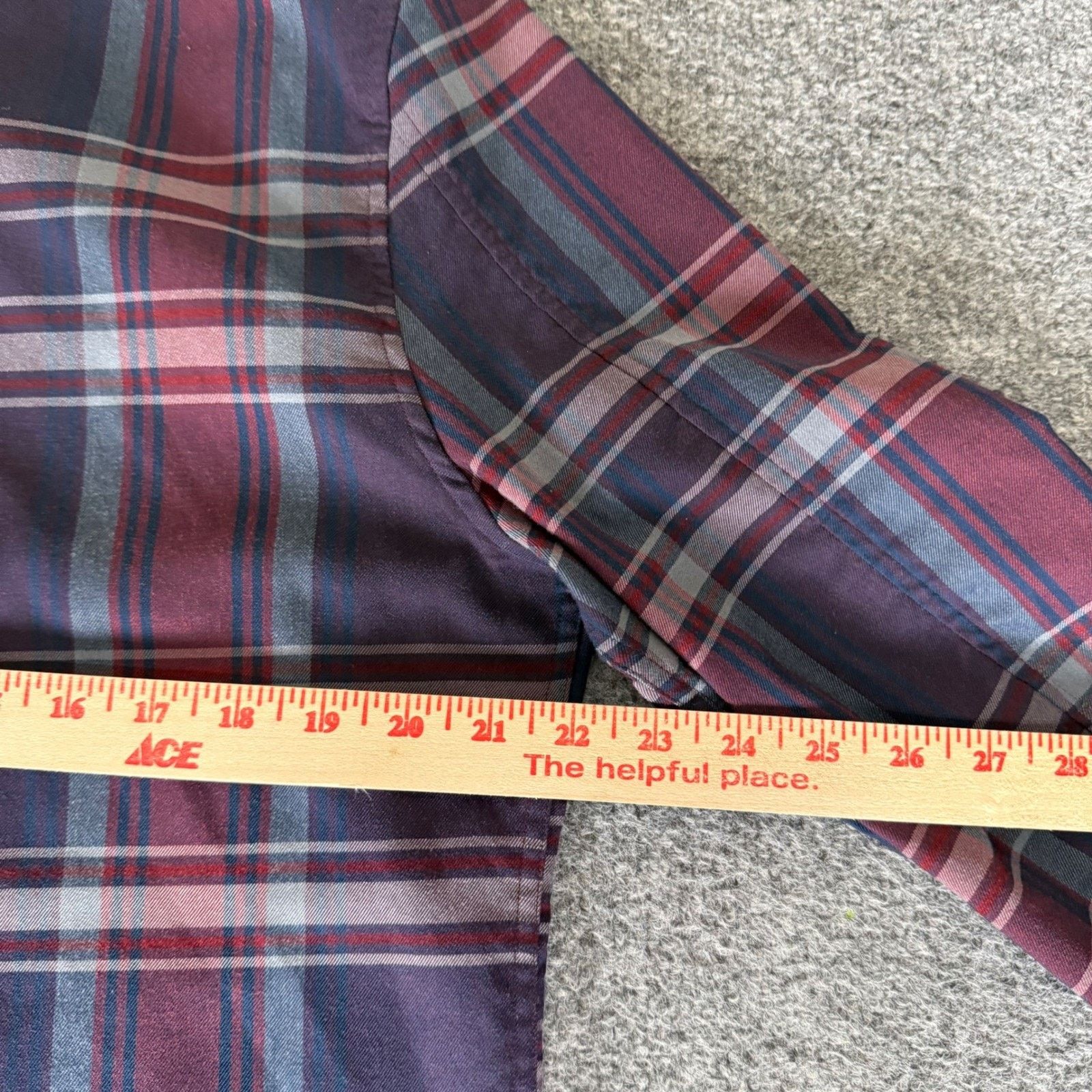 Lululemon Lululemon Masons Peak Mens Medium Plaid LS Flannel Shirt Size US M / EU 48-50 / 2 - 4 Thumbnail