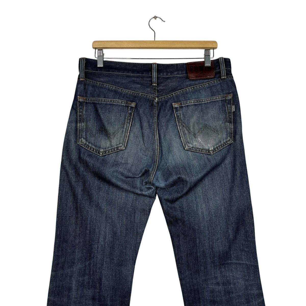 Edwin Vintage edwin 402 Distressed Denim Jeans Size 34" / US 12 / IT 48 - 9 Thumbnail