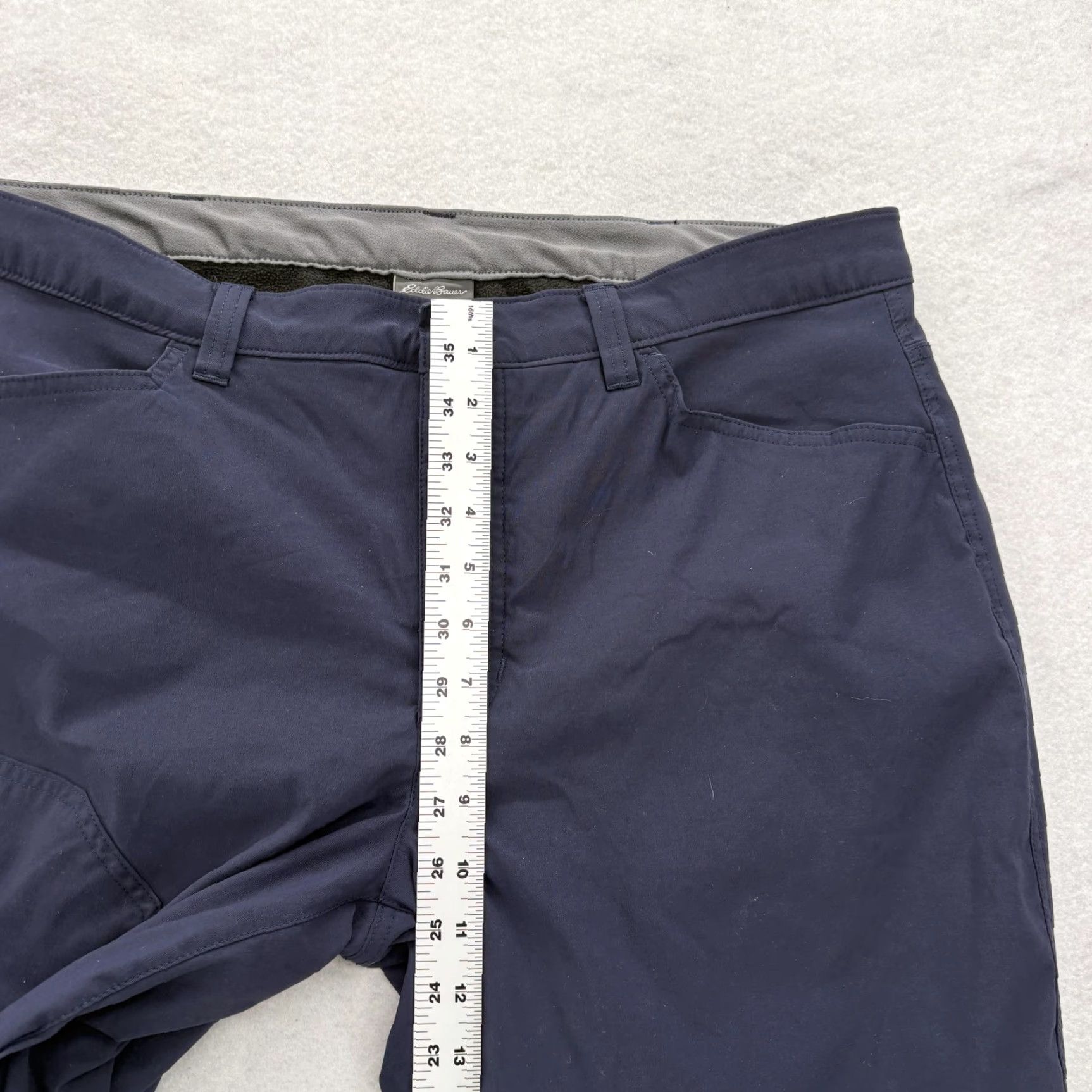 Eddie Bauer Eddie Bauer Fleece Lined Tech Pants Mens 38x32 Blue Softshell Hiking Winter Camp Pants Mens Regular Khakis Nylon Spandex Polyester Size US 38 / EU 54 - 6 Thumbnail