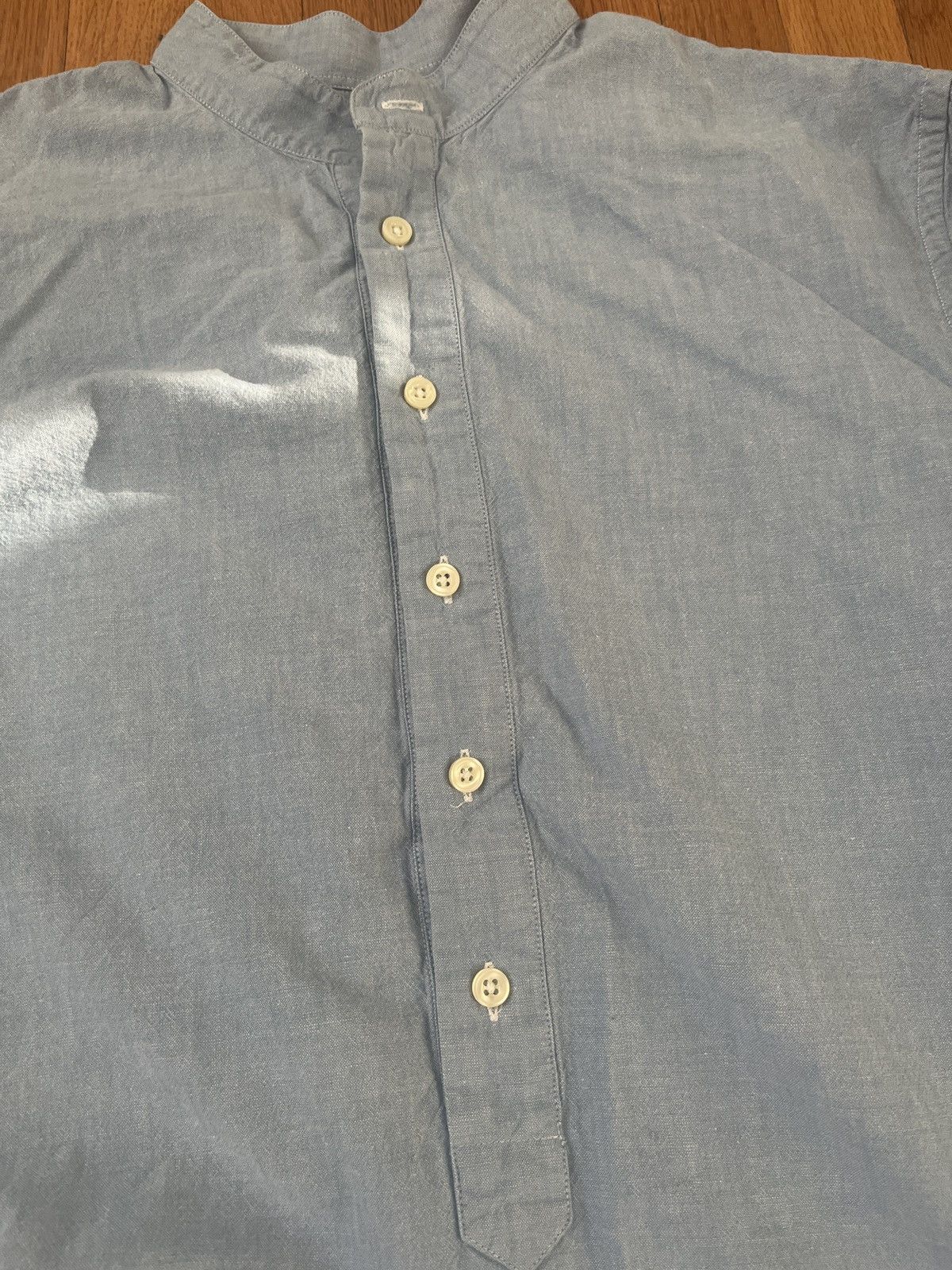 MP Massimo Piombo MP Massimo Piombo Half Button Up Size US L / EU 52-54 / 3 - 3 Thumbnail