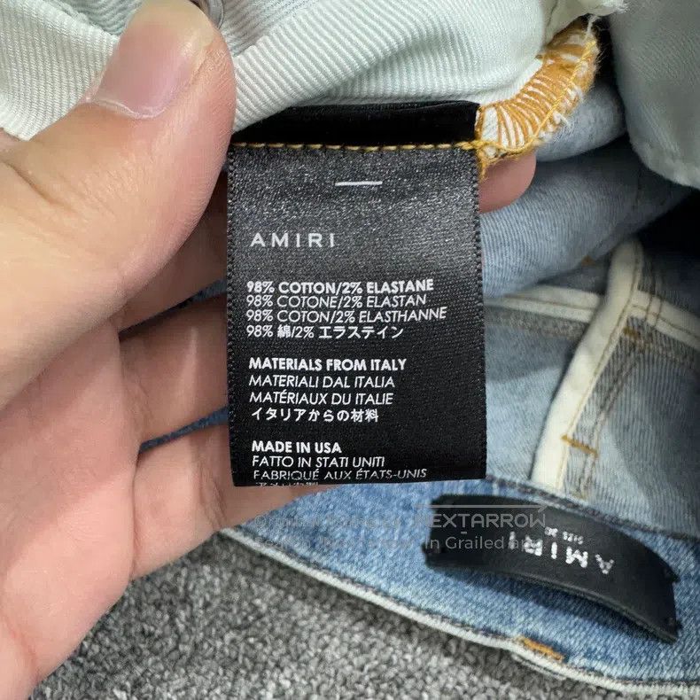 Amiri Amiri Size 30 Smudging and aging the jeans to give them a u Size US 30 / EU 46 - 5 Thumbnail