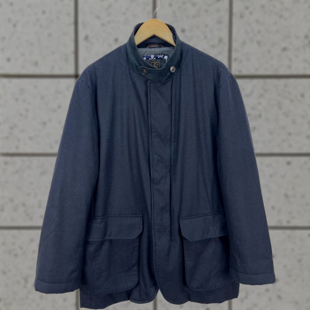 Vintage New & Lingwood Men’s Wool Jacket Coat Size 52 Navy blue Jacket Mens Regular 52 Navy blue Italy Size US L / EU 52-54 / 3 - 1 Thumbnail