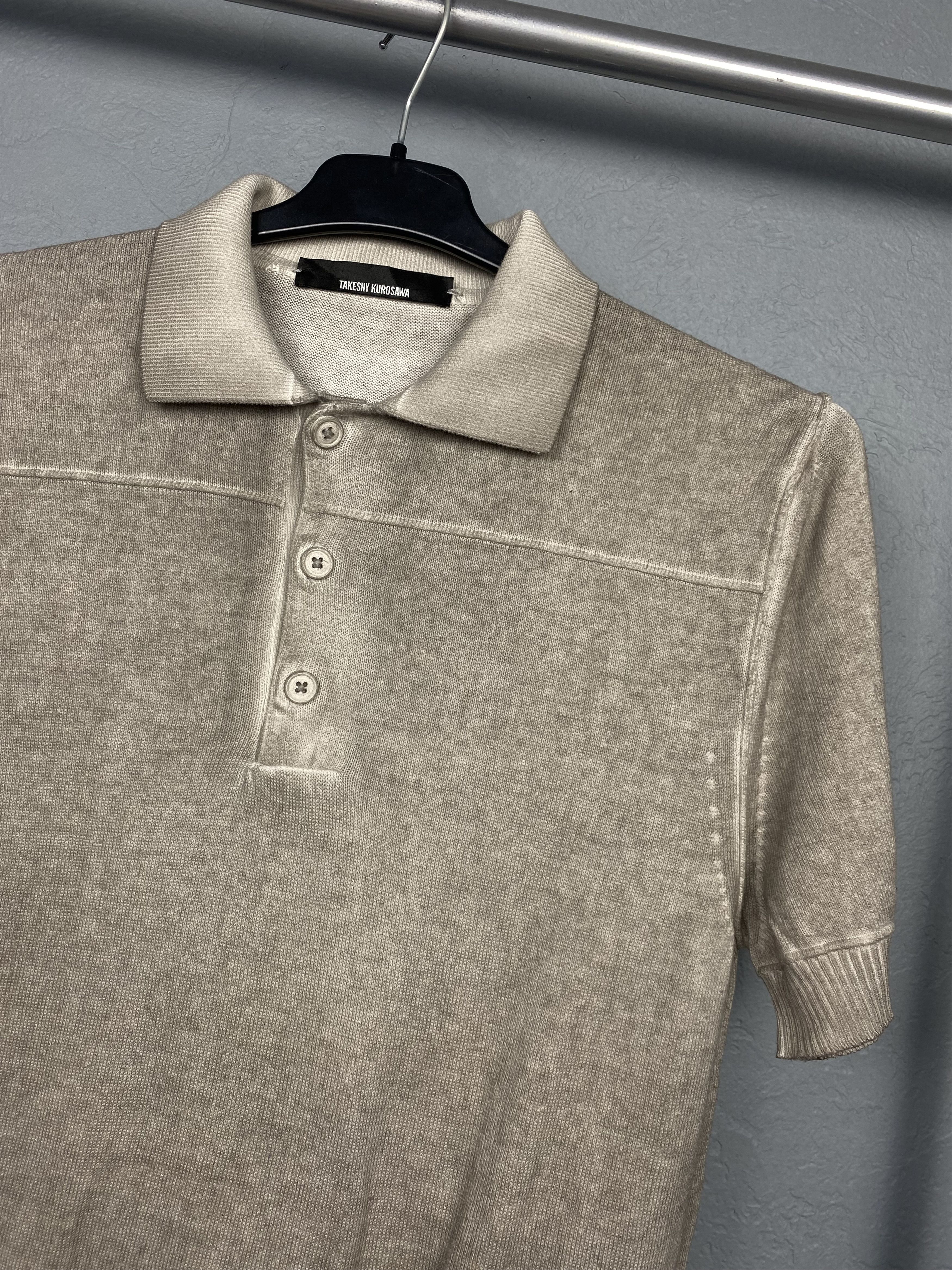 Japanese Brand Takeshy Kurosawa Mens Polo Shirt Y2K Tee Size US M / EU 48-50 / 2 - 2 Thumbnail