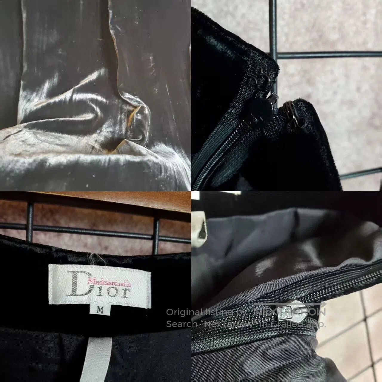 Dior Dior High Waist Velvet Wide Leg Pants. Size US 27 - 8 Thumbnail
