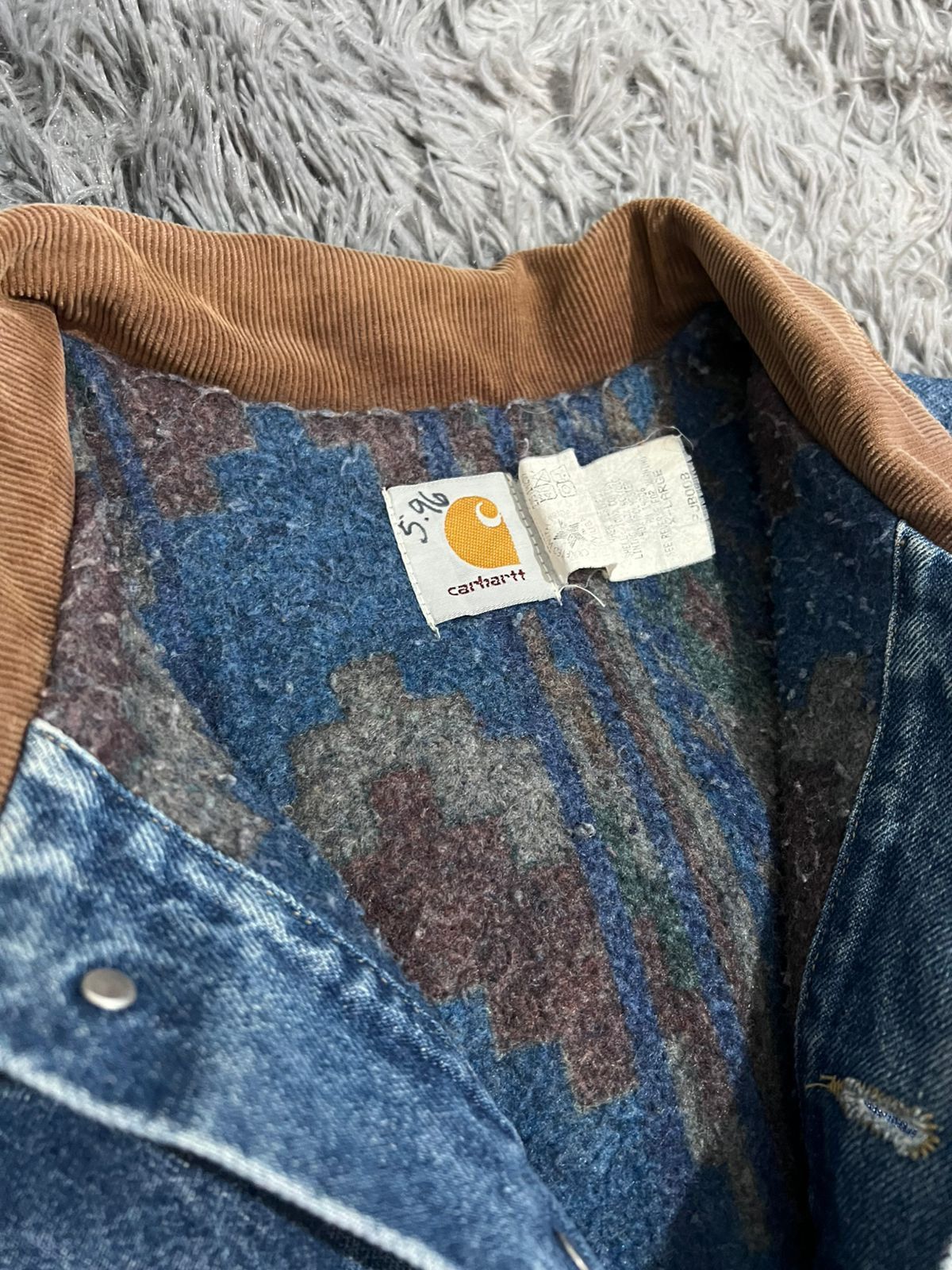 Carhartt VINTAGE DENIM CARHARTT AZTEC Size US XL / EU 56 / 4 - 3 Thumbnail