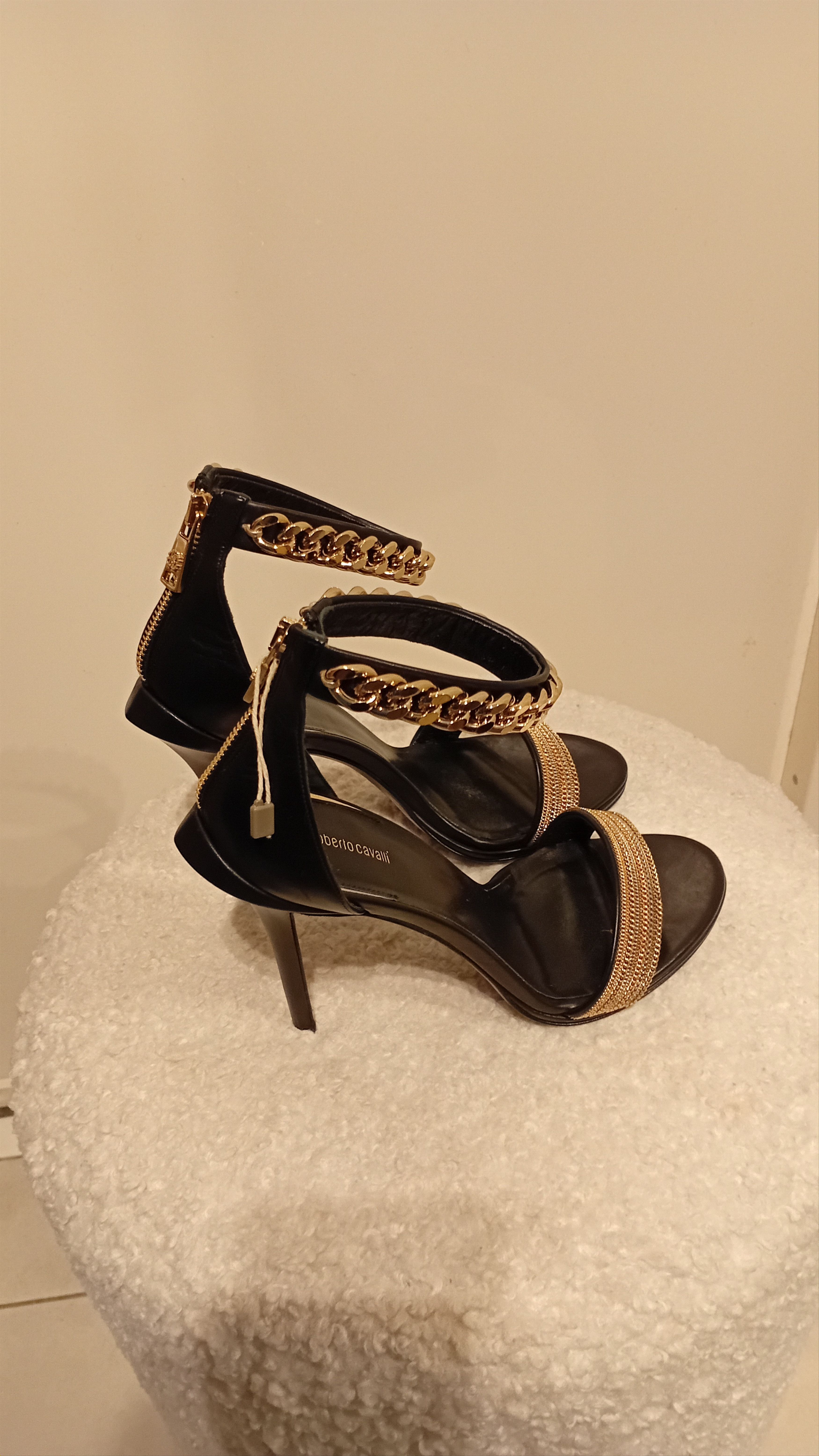 Roberto Cavalli Sandales à talons Size US 8.5 / IT 38.5 - 6 Thumbnail