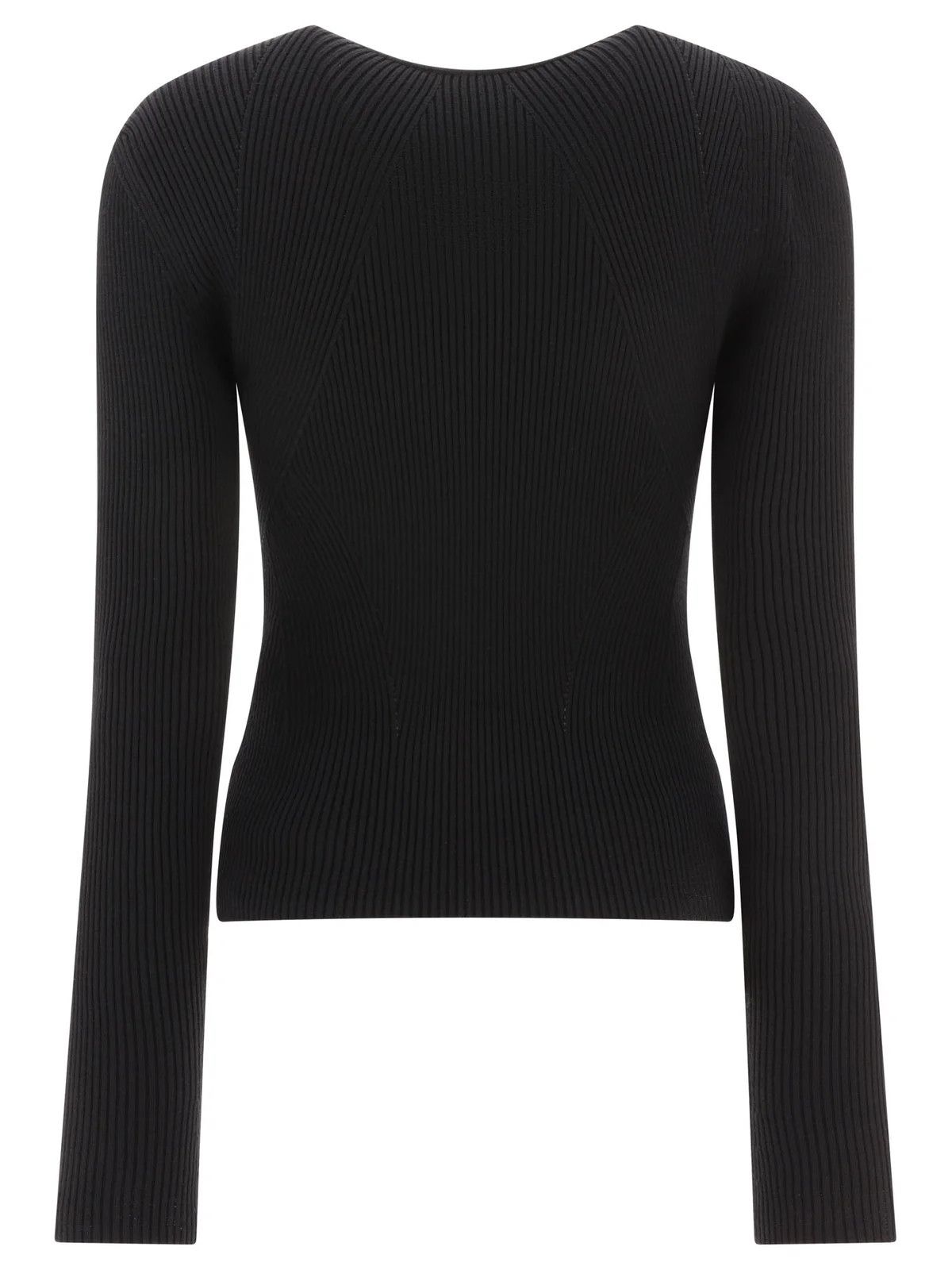 Alexander McQueen o1y0325 Sweater in Black Size XS / US 0-2 / IT 36-38 - 2 Thumbnail
