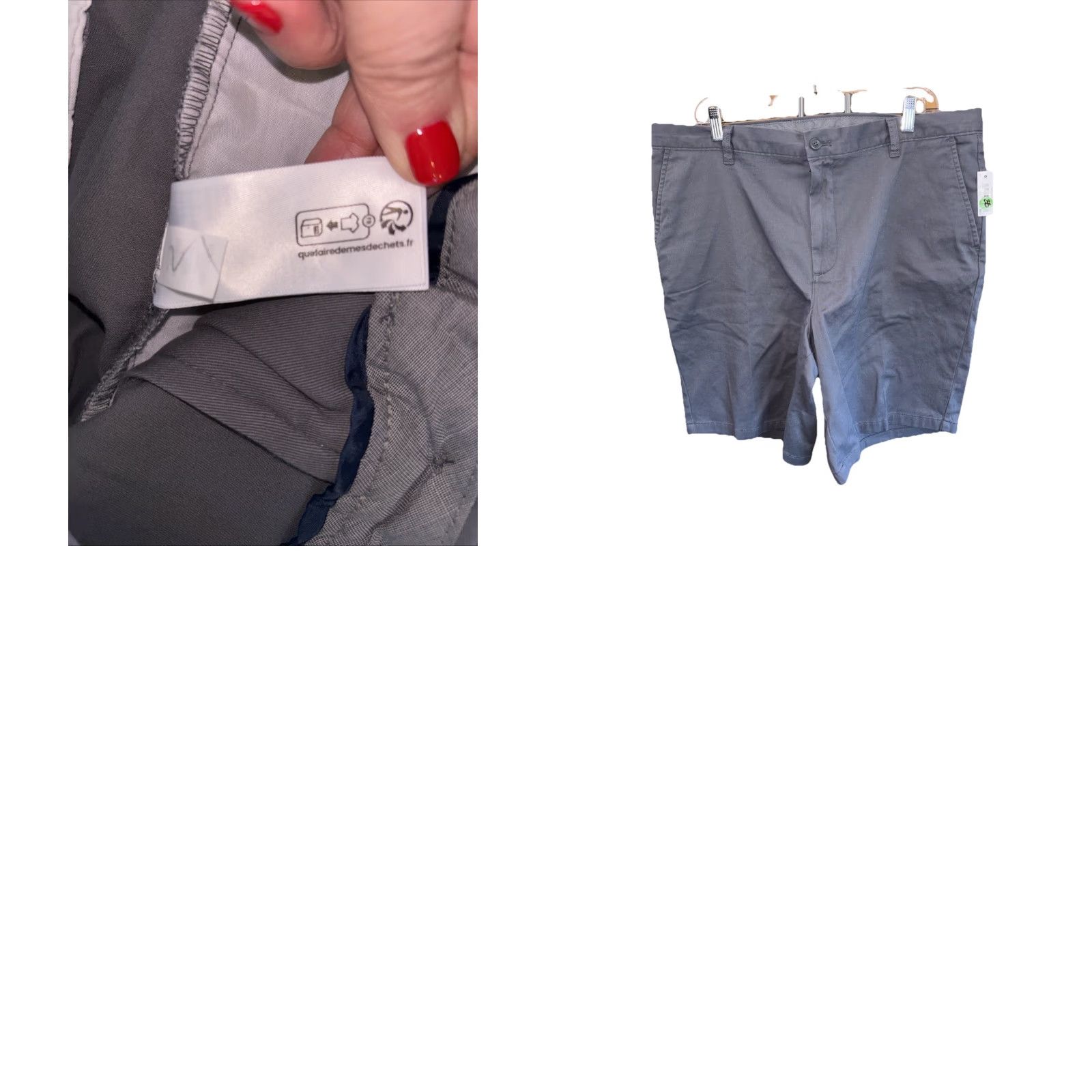 Essentials Amazon Essentials Gray Shorts Chino Flat Front 38” Pockets Zip Regular Men Shortes? Size US 38 / EU 54 - 8 Thumbnail
