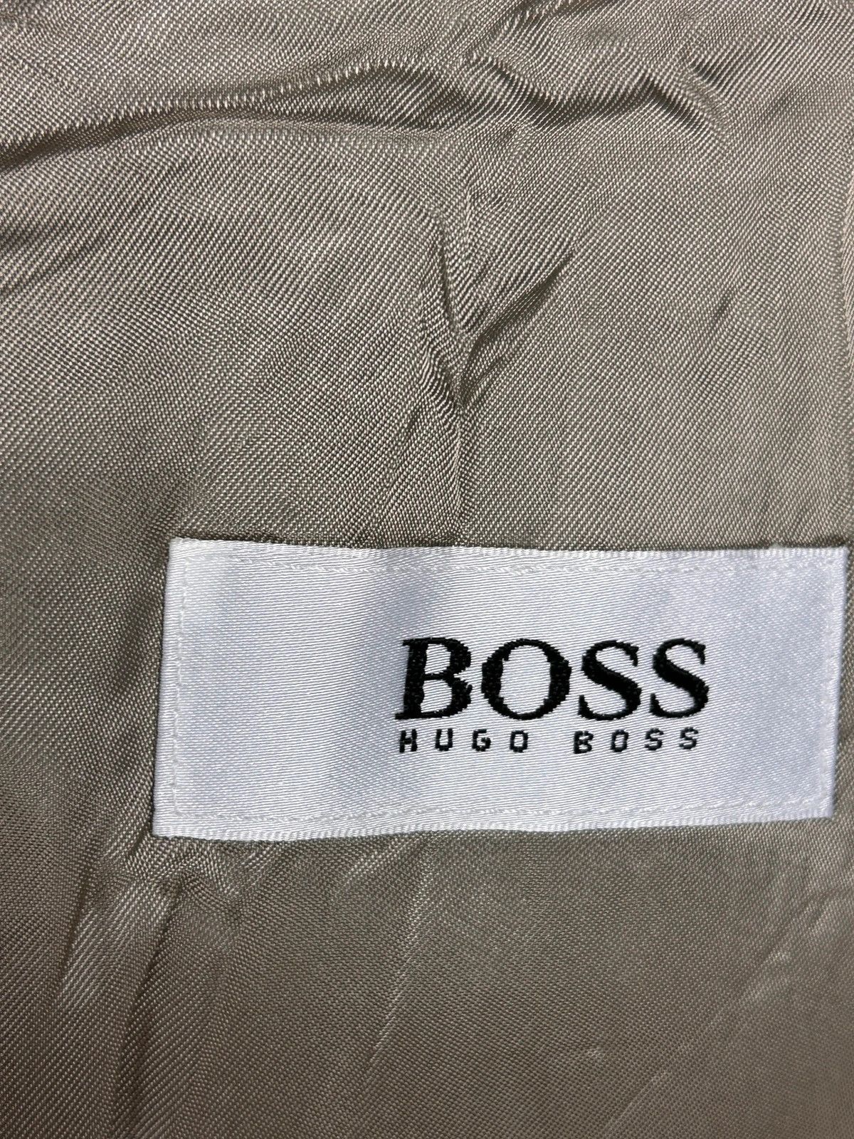 Designer × Hugo Boss Hugo Boss Cashmere woolen beige blazer vintage Size 52L - 6 Thumbnail