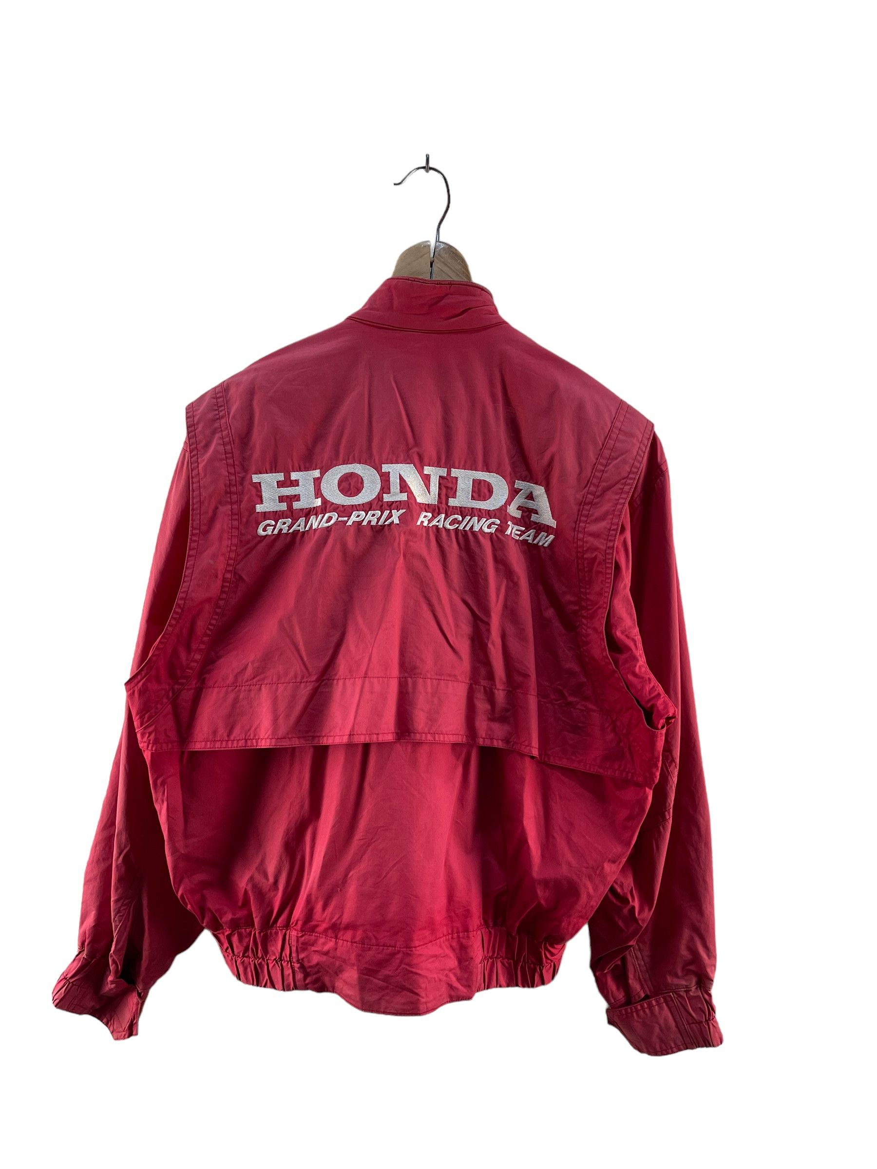 image of Vintage Honda Grand Prix Racing Team F1 Jacket in Red, Men's (Size Medium)