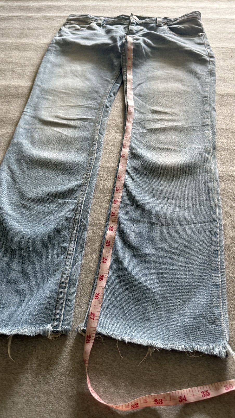 KEITAMARUYAMA Keita Maruyama Beauty Bar Denim Heart Embroidery Size 30" / US 8 / IT 44 - 16 Thumbnail