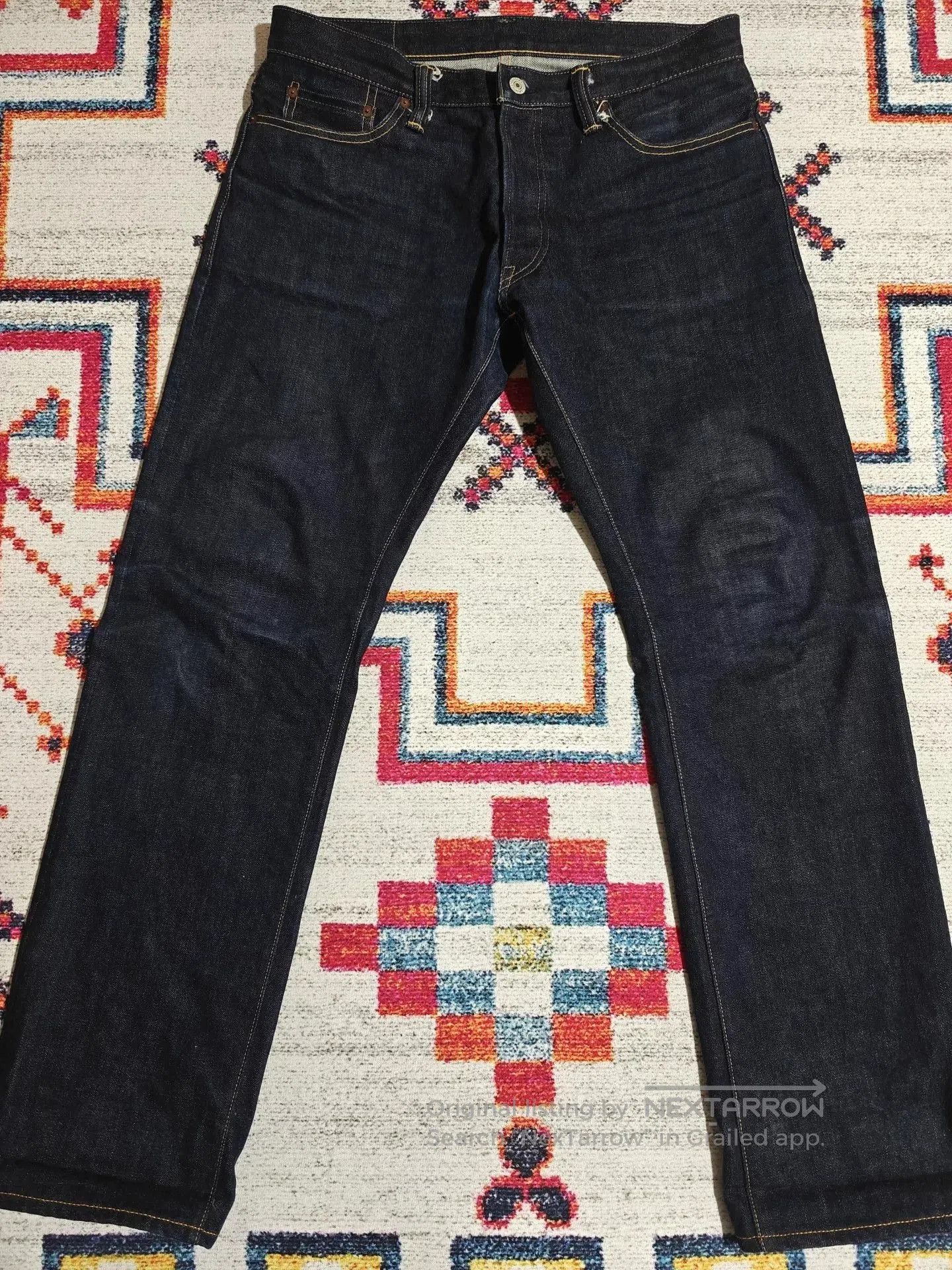 Vintage Made in Japan Skull Jeans S507xx Raw Denim. Size US 34 / EU 50 - 2 Thumbnail