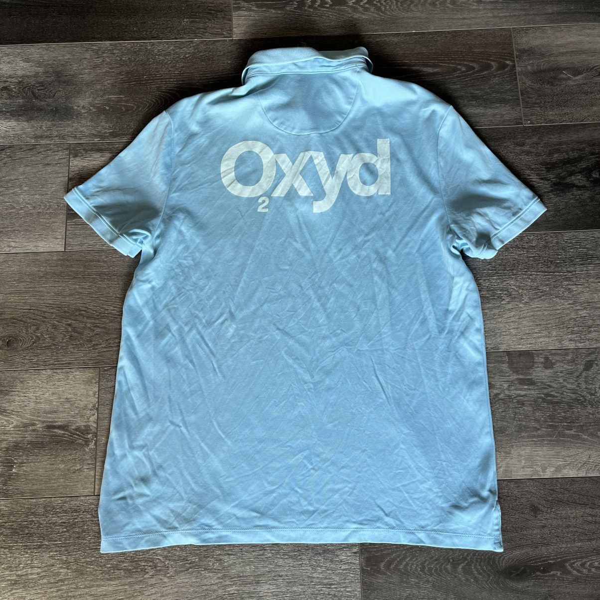 Calvin Klein Calvin Klein 3F Melatonin Oxyd Logo Liquid Touch Polo Shirt Size US M / EU 48-50 / 2 - 2 Thumbnail