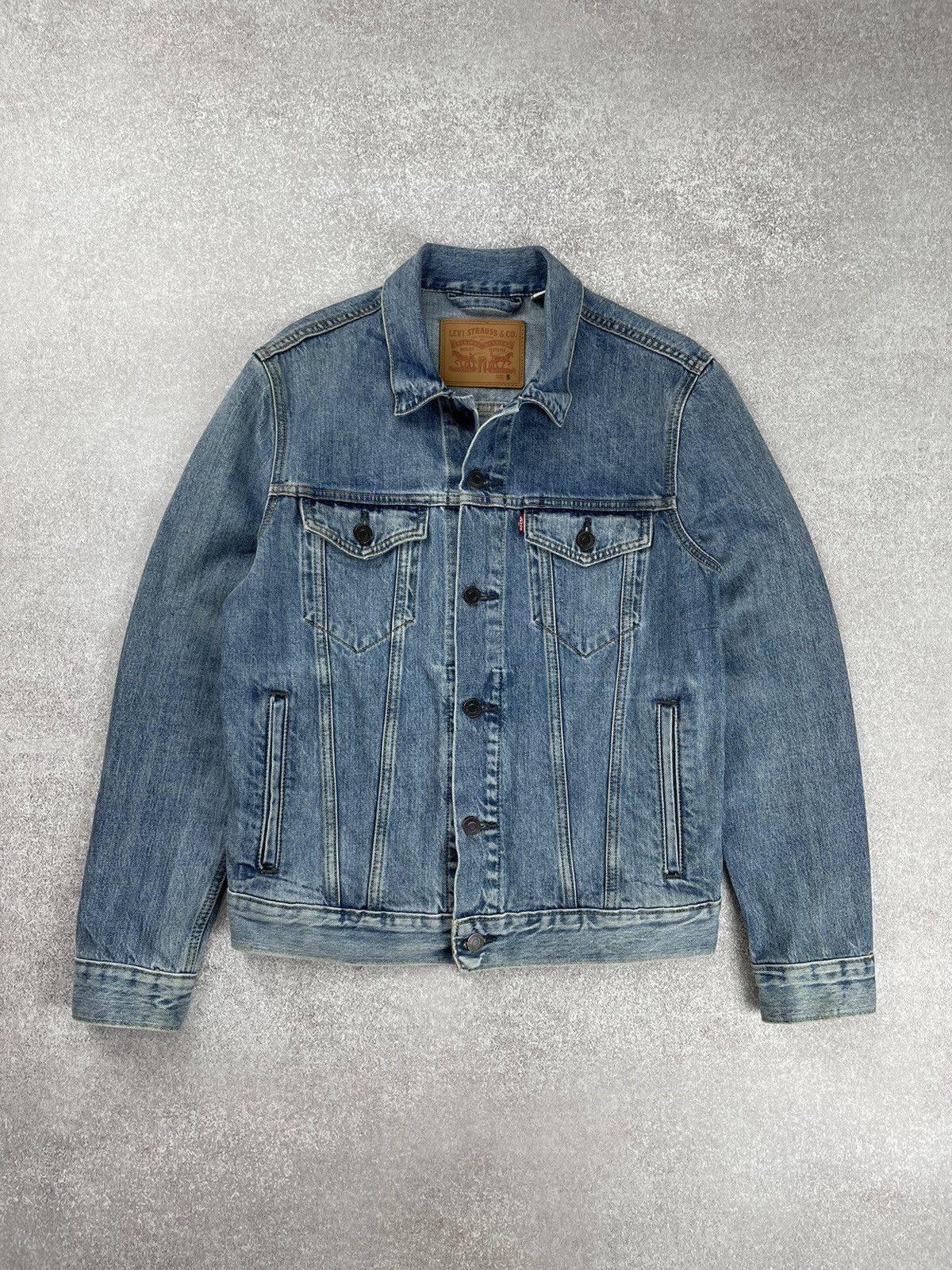 Levi's × Levi's Vintage Clothing Levi’s Denim Trucker Jacket Men’s Size US S / EU 44-46 / 1 - 1 Thumbnail