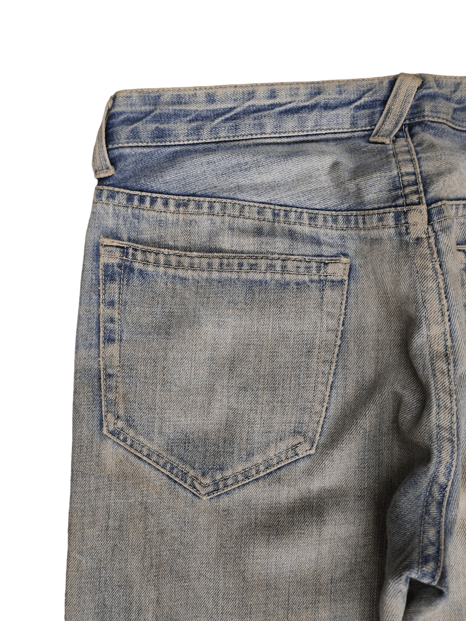 Beams Plus Beams Distress Faded Denim Jeans Undercover Style Y2k Size US 31 - 15 Thumbnail