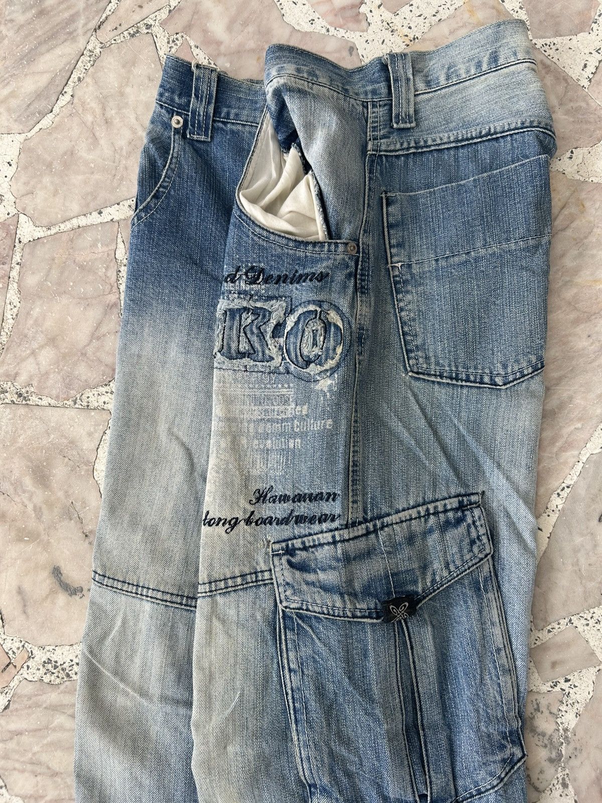 Other Piko Denim Cargo Y2K Pants Size US 30 / EU 46 - 12 Thumbnail