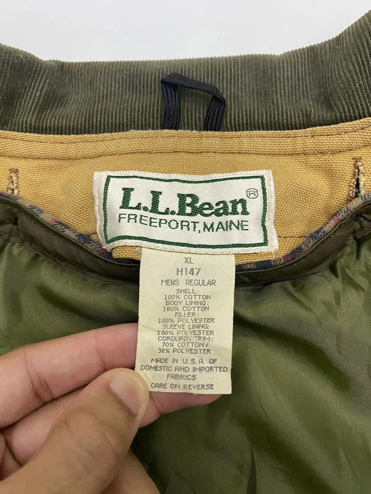 L.L. Bean 🔥VINTAGE LL BEAN FADED CHORE JACKET Size US XL / EU 56 / 4 - 6 Thumbnail