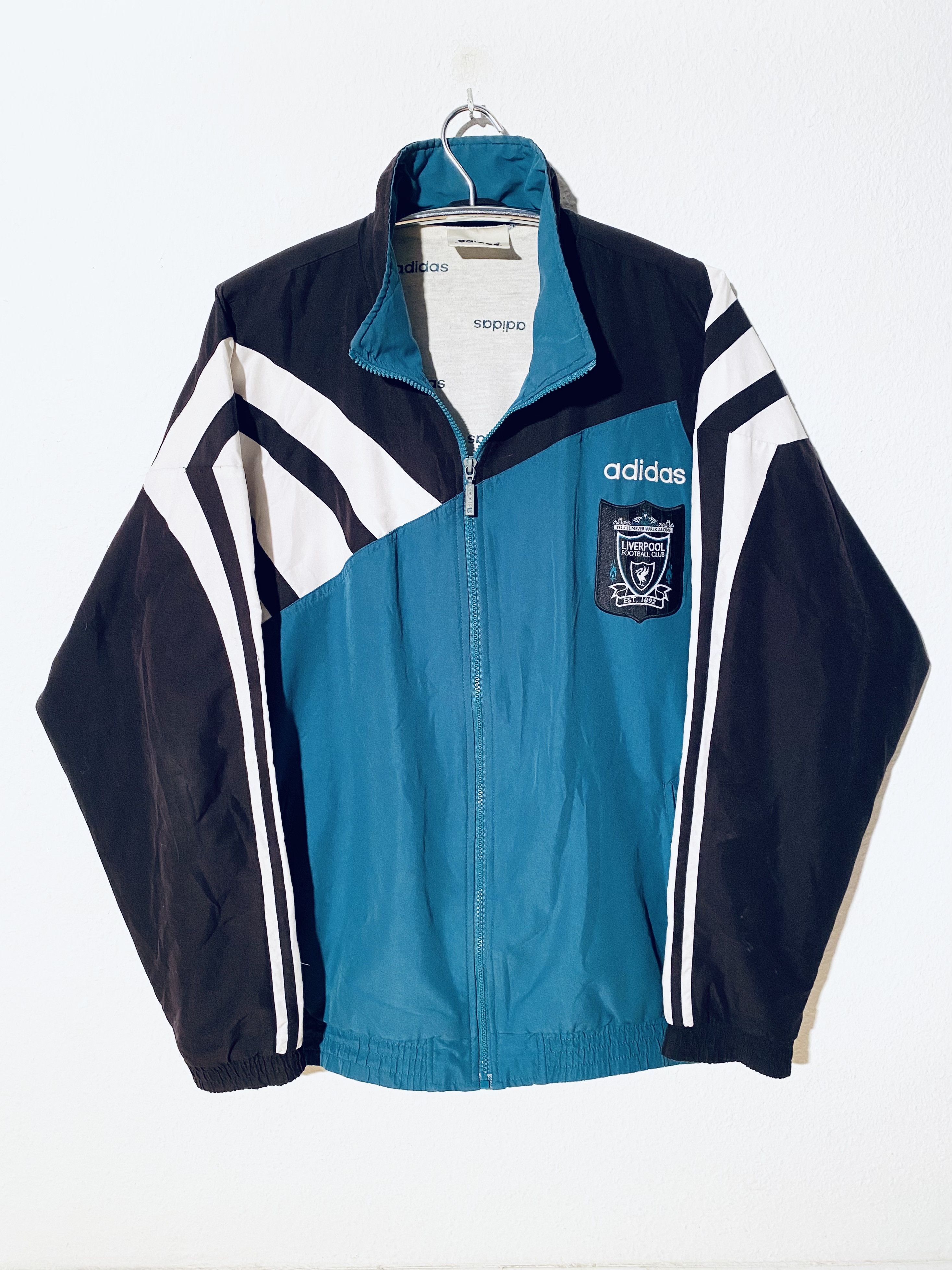 Adidas × Vintage Liverpool Track Training Jacket 1995 / 1996 Size US L / EU 52-54 / 3 - 2 Thumbnail