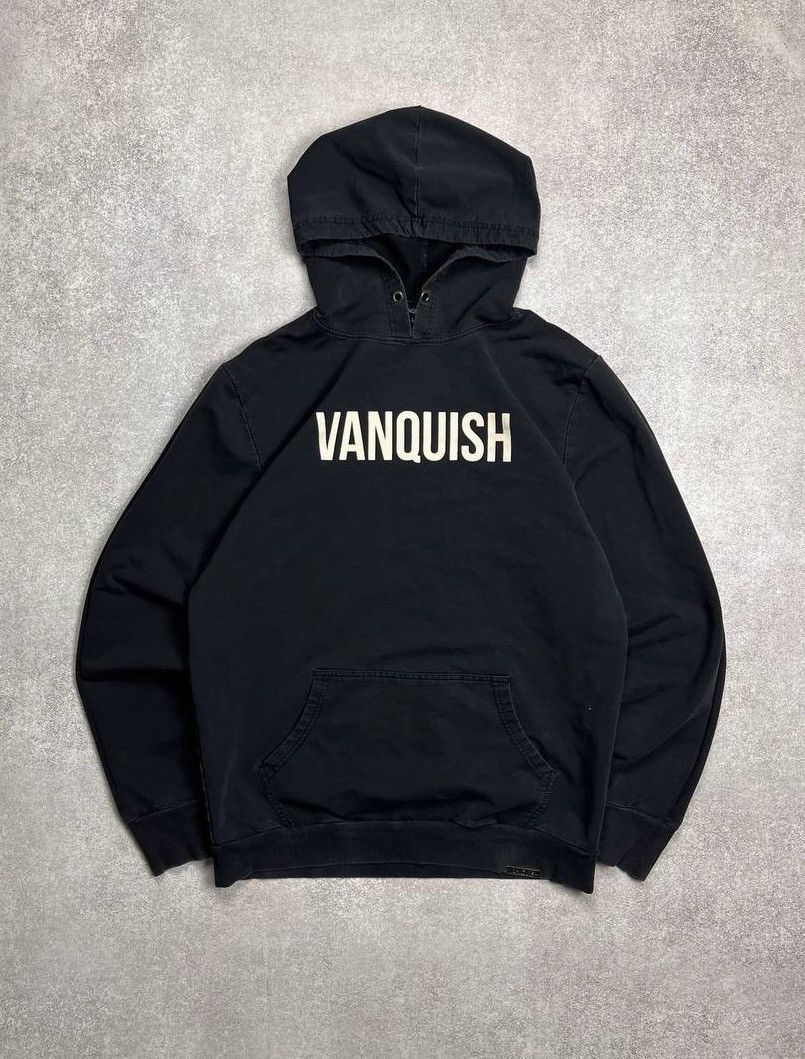 Vanquish Vintage Vanquish Spellout Boxy Hoodie XL Size US XL / EU 56 / 4 - 1 Thumbnail