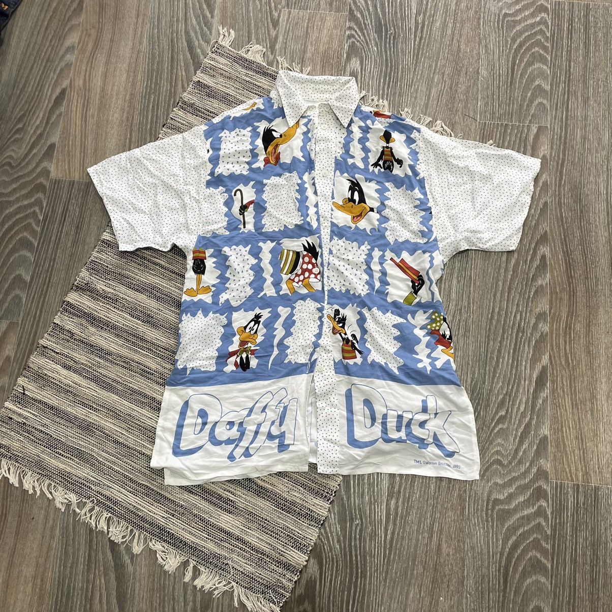 Vintage Looney Tunes Duffy Duck 1993 shirt 90s Disney Micky tee | Grailed