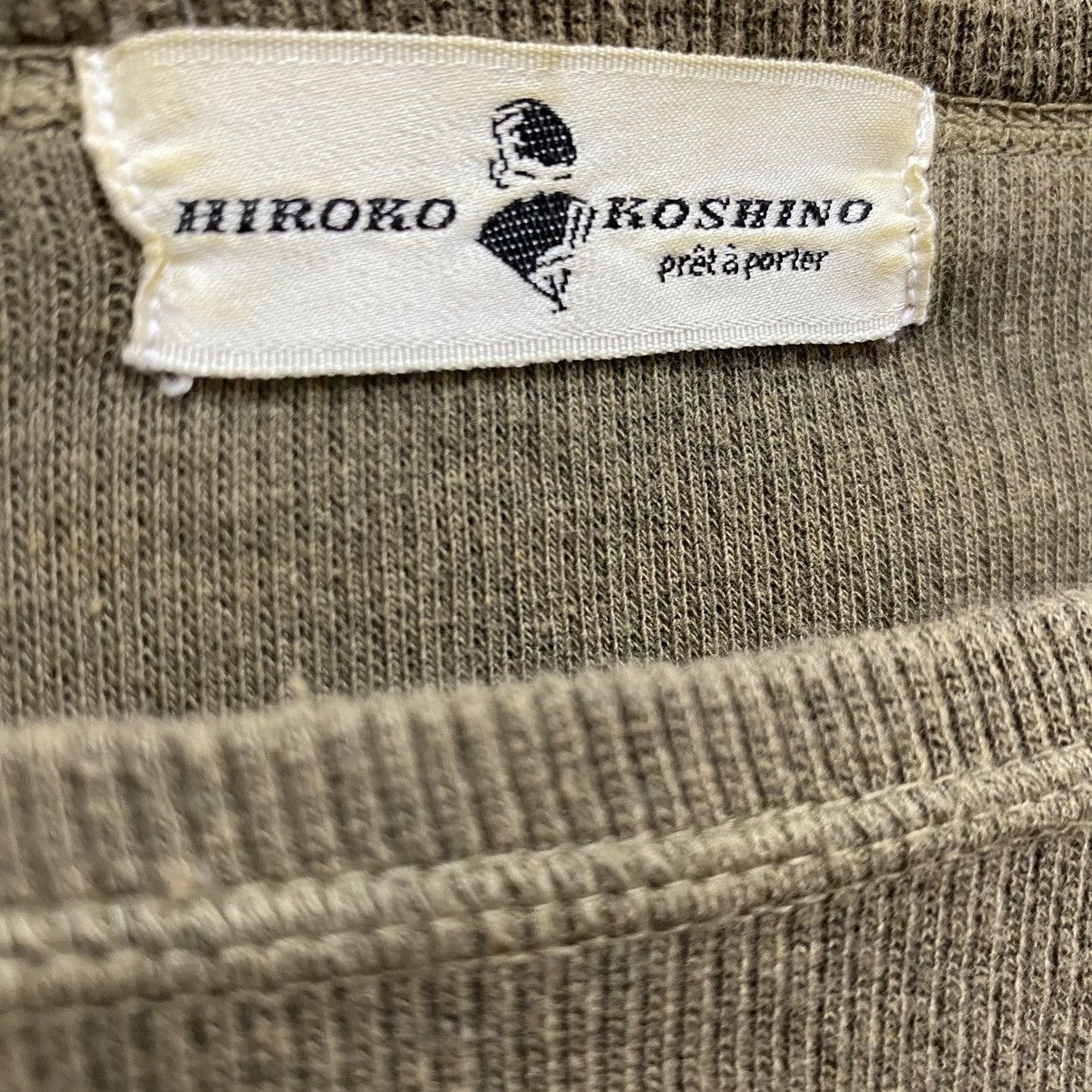 Hiroko Koshino Homme Vintage Hiroko Koshino Jacquard Sweatshirt Japanese Designer Size US M / EU 48-50 / 2 - 11 Thumbnail