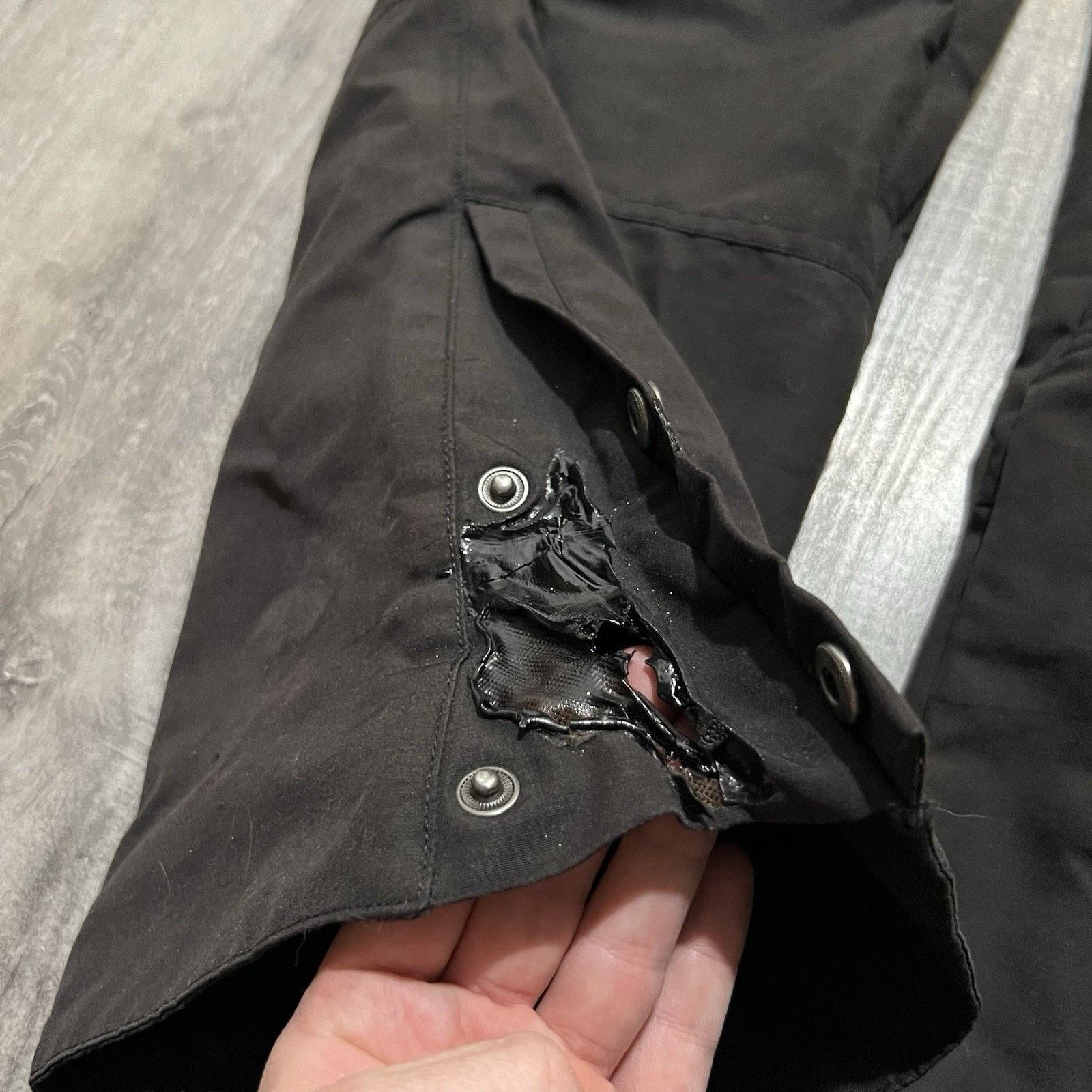 Other Picture Organic YAKOUMO Ski Bibs Black Snow Pants Outdoor Size 37" - 6 Thumbnail