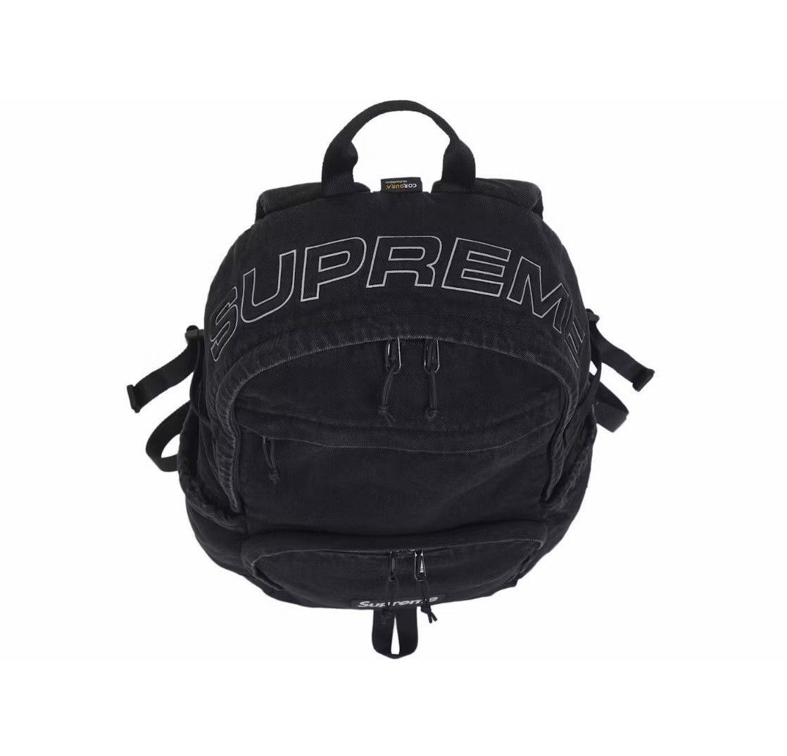 Supreme Supreme Denim Backpack (Black) Size ONE SIZE - 5 Thumbnail