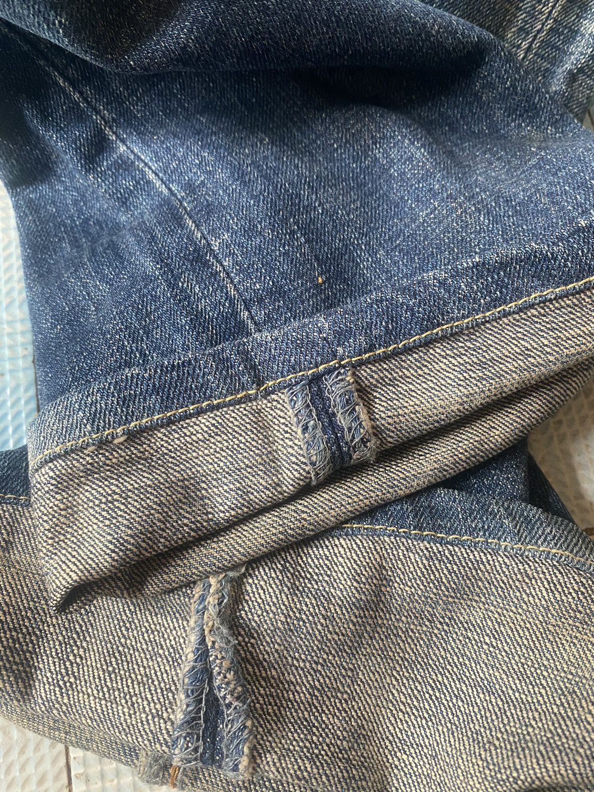 Eternal × Japanese Brand × Warehouse Rare Eternal Japan Distressed Denim mud wash clawmark Jeans Size US 35 - 24 Thumbnail