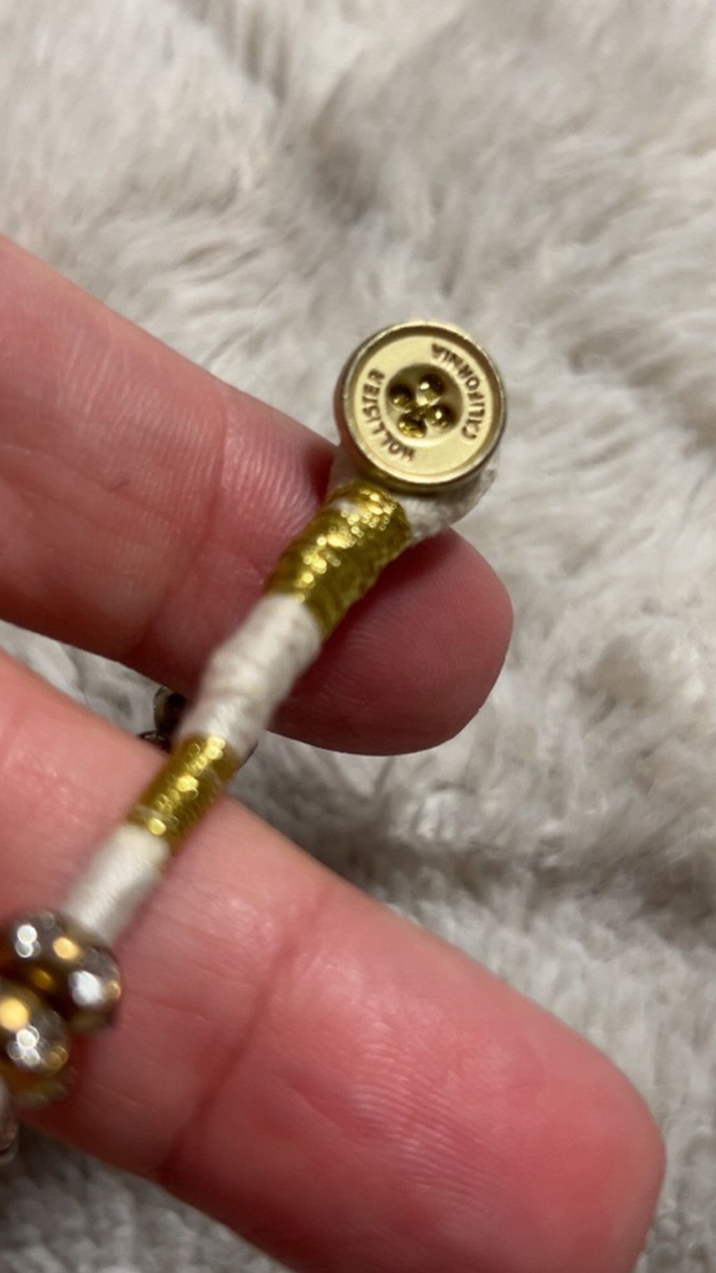 Hollister Women's Hollister One Size White Gold Beaded Bracelet Size ONE SIZE - 3 Thumbnail