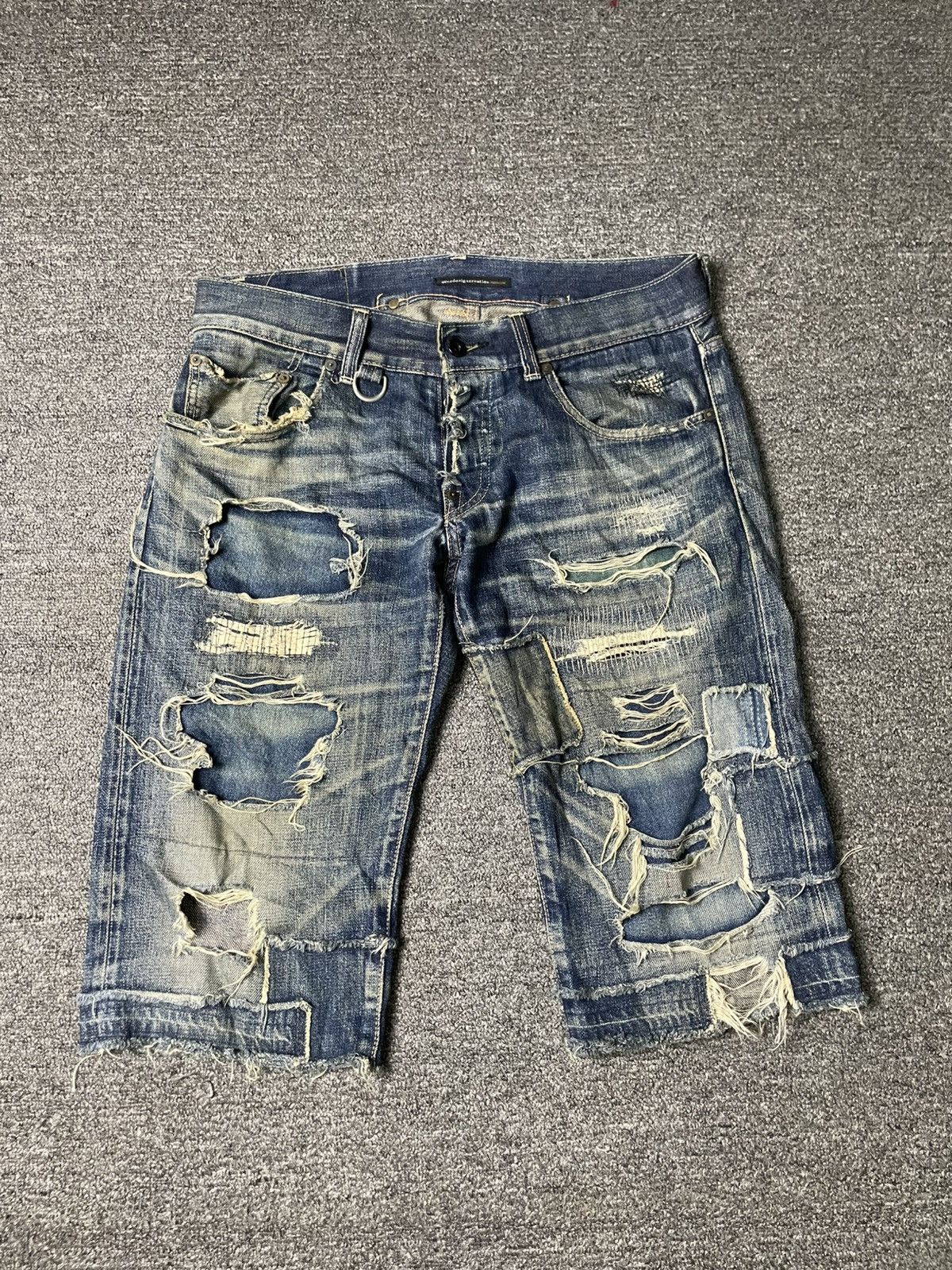 OverDesignCreation Style Ripped Short Jeans (106)