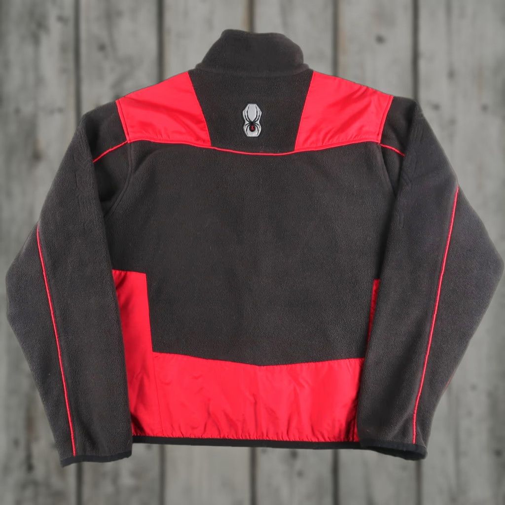 Vintage Spyder Fleece Jacket Men’s M Black Outdoor Full Zip Ski