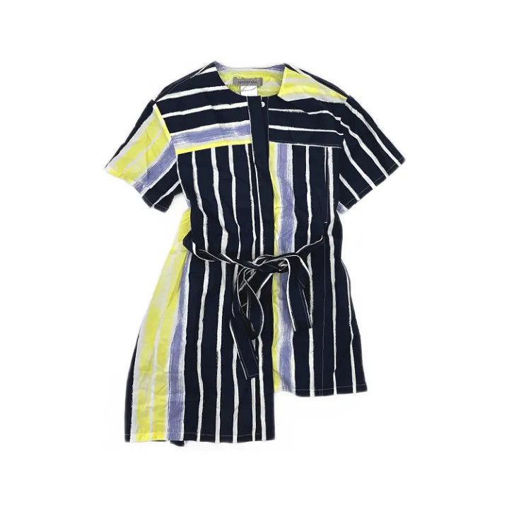 Max Mara Maxmara Stylish Irregular Short Sleeve Dress 0079 Size M / US 6-8 / IT 42-44 - 1 Thumbnail