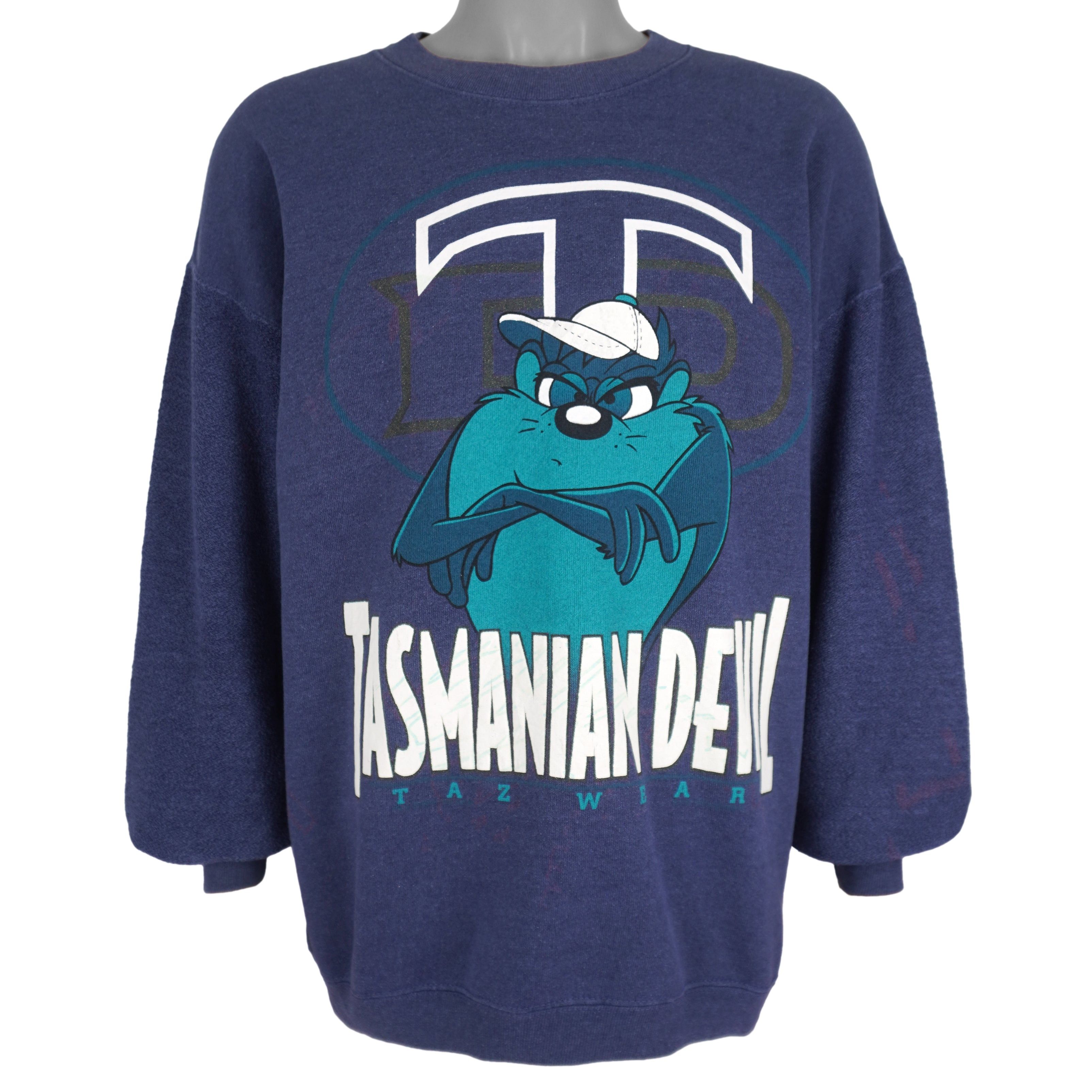 Vintage Looney Tunes (HL Miller) - Taz Wear Sweatshirt 1990s Size US L / EU 52-54 / 3 - 1 Thumbnail
