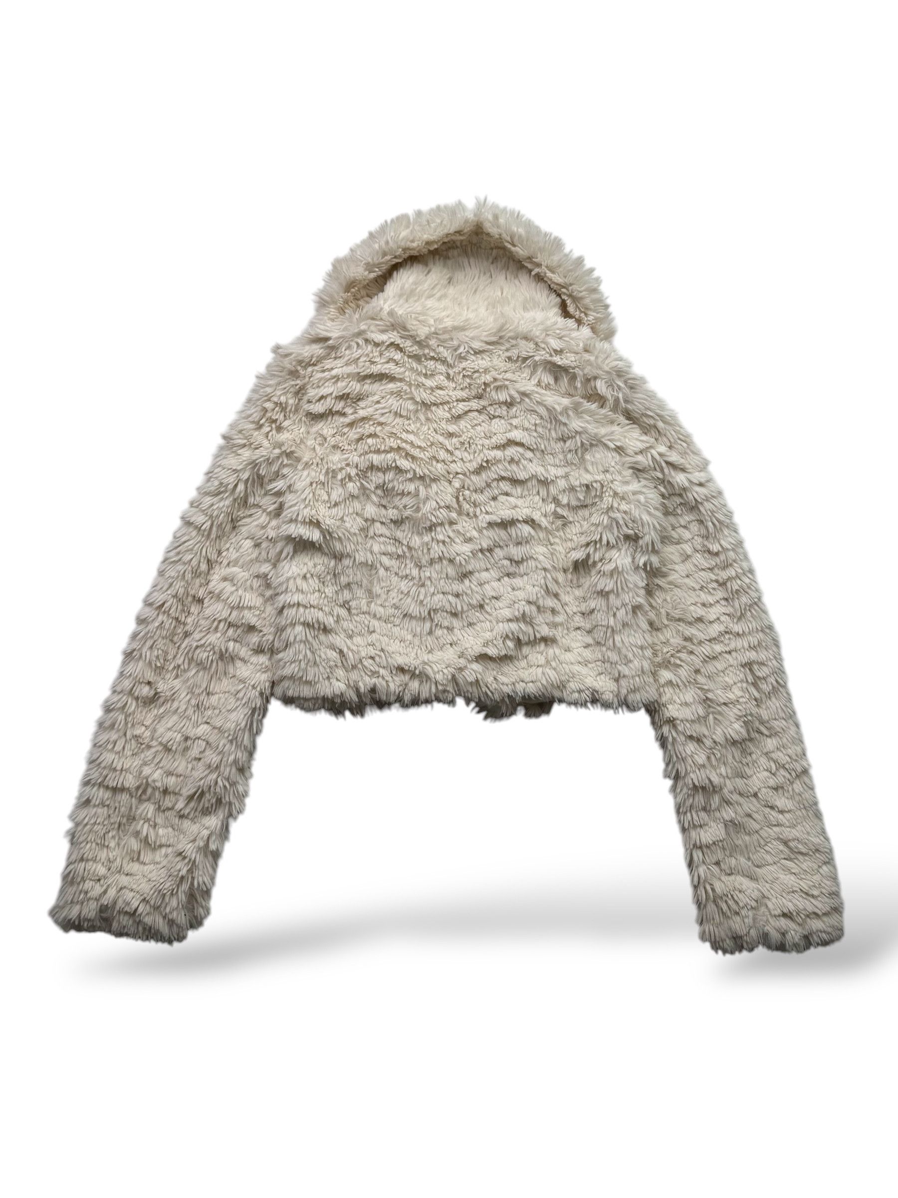 Japanese Brand Vintage Cropped Faux Fur Jacket W84(V9) Size S / US 4 / IT 40 - 4 Thumbnail